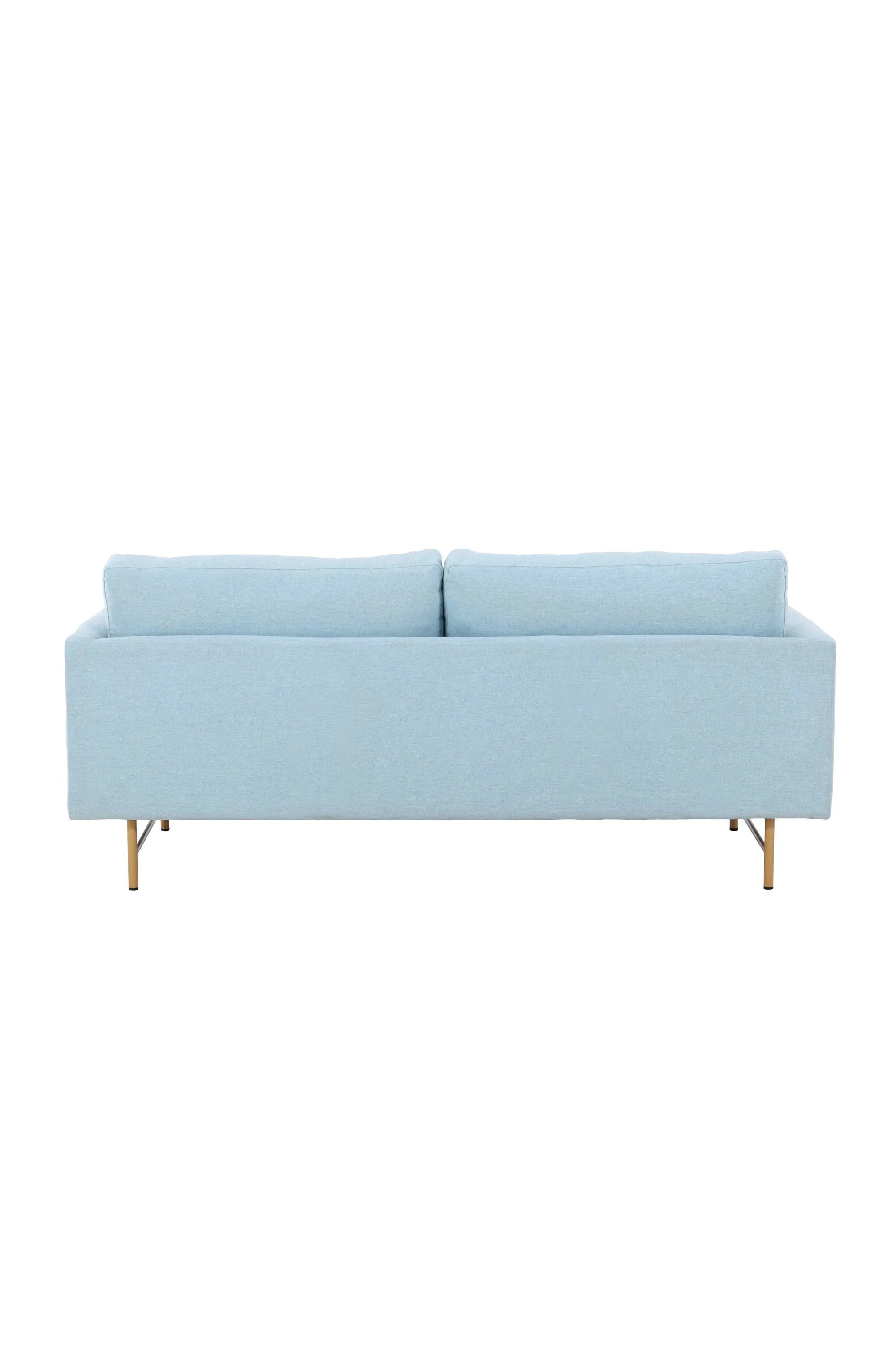 Das Sky 3-Sitzer-Sofa in Babyblau vereint modernen Stil mit Komfort, ideal für einladende und entspannende Wohnräume.