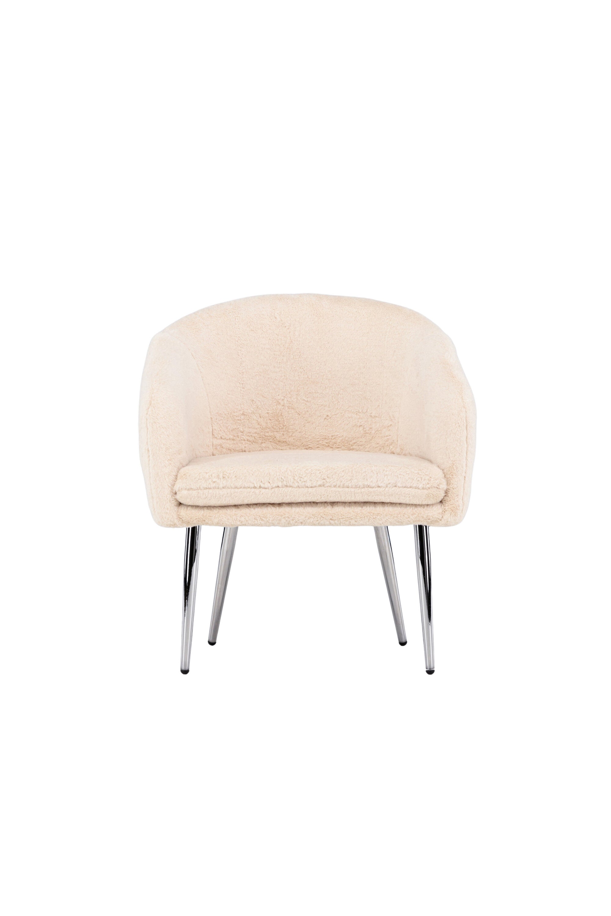 Wanda Sessel in Silber/ Beige präsentiert im Onlineshop von KAQTU Design AG. Sessel mit Armlehnen ist von Venture Home