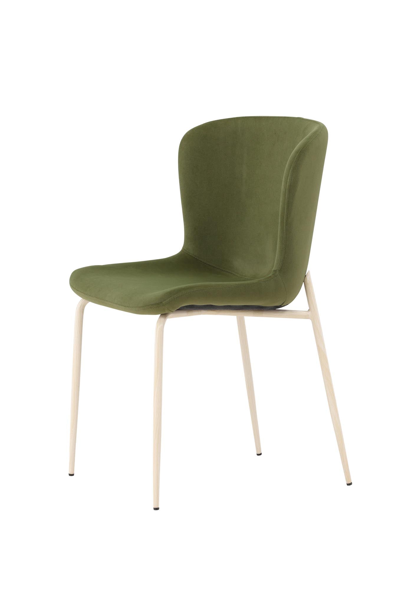 Modesto Esszimmerstuhl in Grün präsentiert im Onlineshop von KAQTU Design AG. Stuhl ist von Venture Home