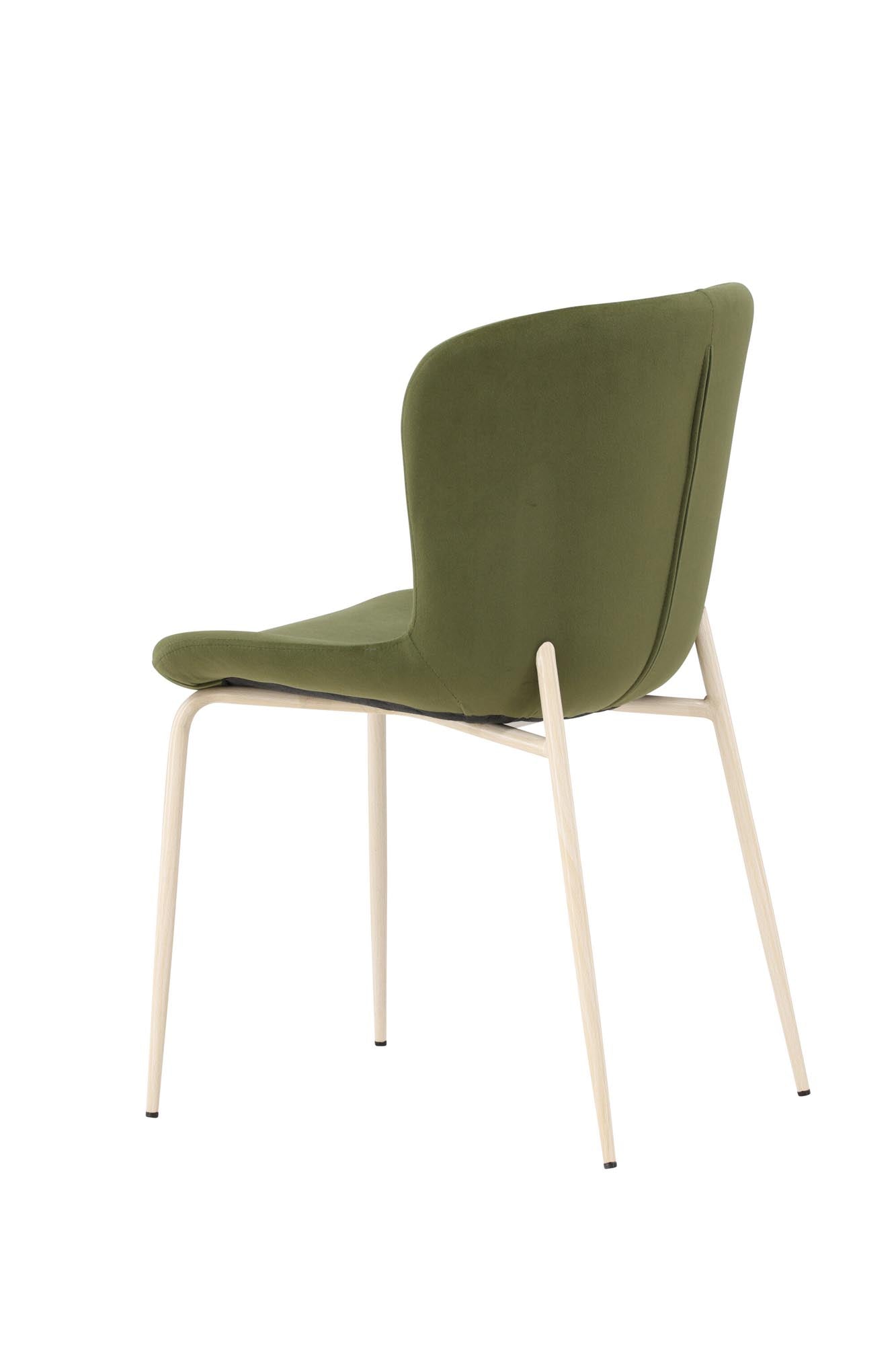 Modesto Esszimmerstuhl in Grün präsentiert im Onlineshop von KAQTU Design AG. Stuhl ist von Venture Home