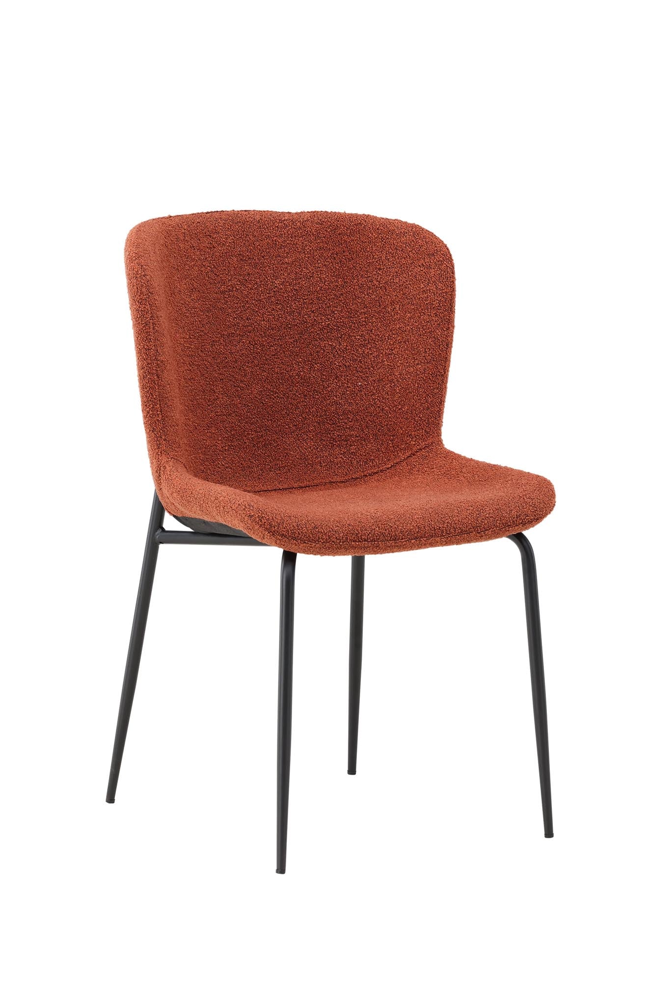 Verleihen Sie Ihrem Esszimmer mit dem Modesto Esszimmerstuhl von Venture Home einen Hauch von Eleganz. Der komfortable Stuhl im 2er-Pack kombiniert stilvollen Bouclé-Stoff mit robusten schwarzen Beinen.