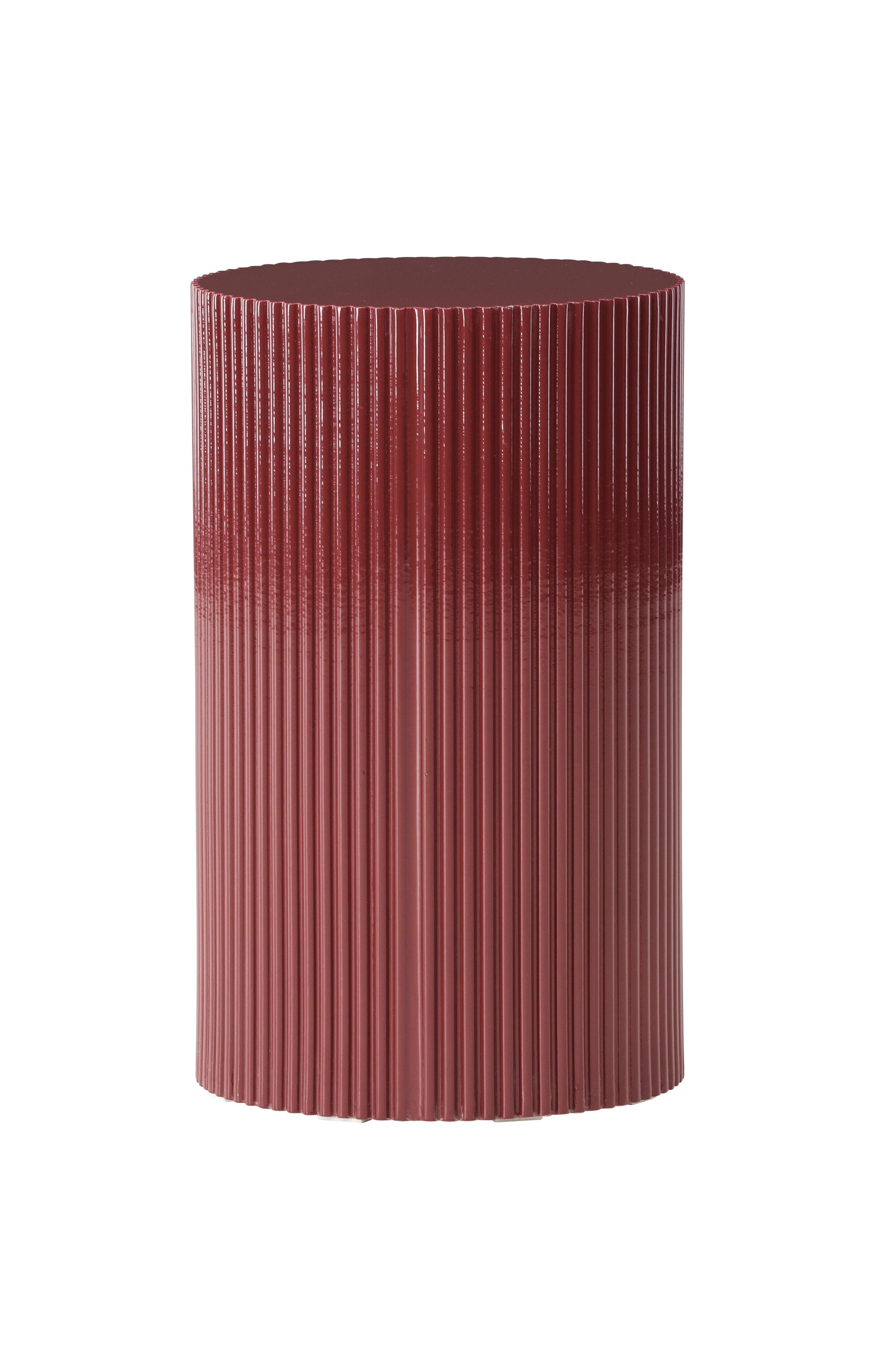 Lenox Beistelltisch in Burgund präsentiert im Onlineshop von KAQTU Design AG. Beistelltisch ist von Venture Home