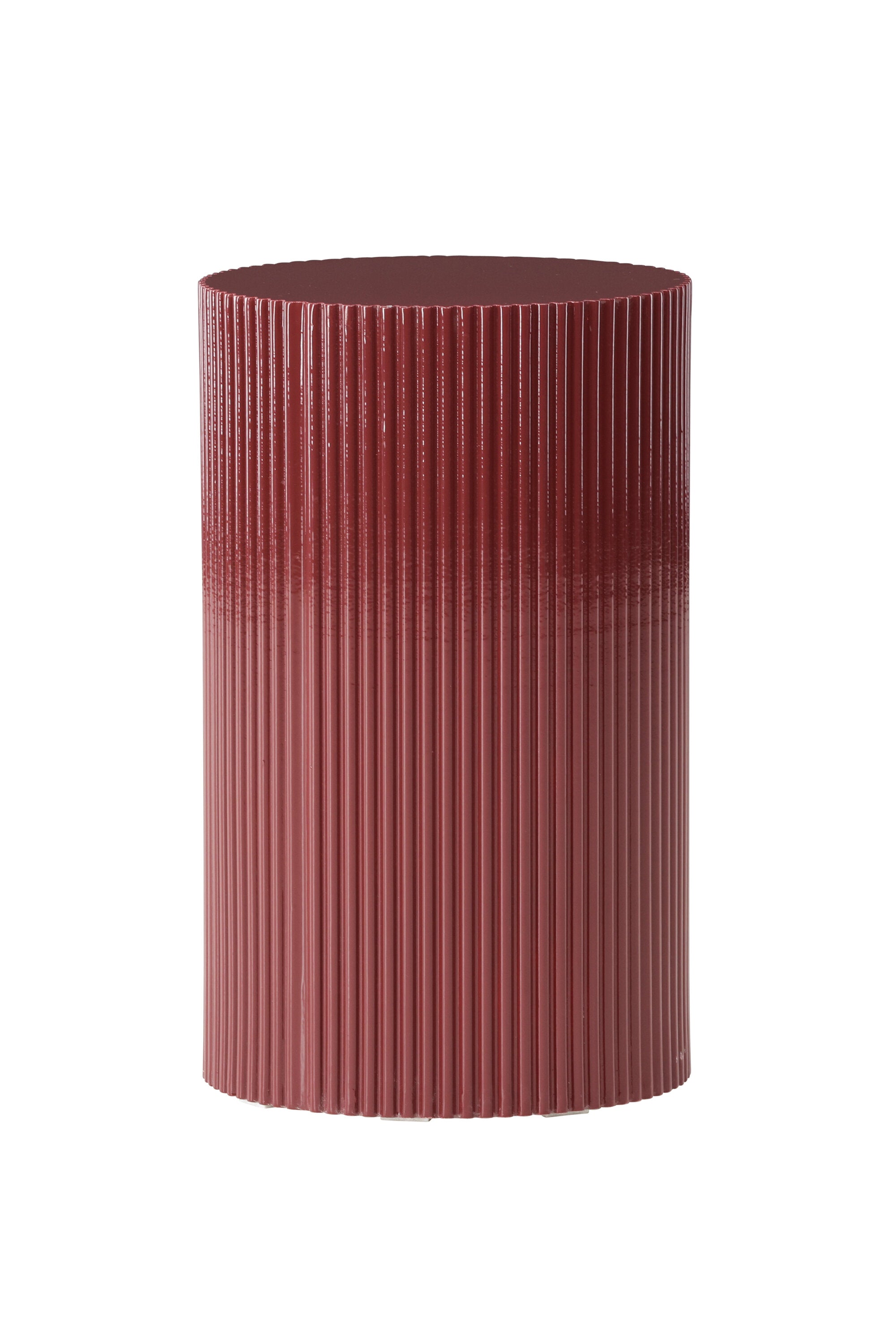 Lenox Beistelltisch in Burgund präsentiert im Onlineshop von KAQTU Design AG. Beistelltisch ist von Venture Home