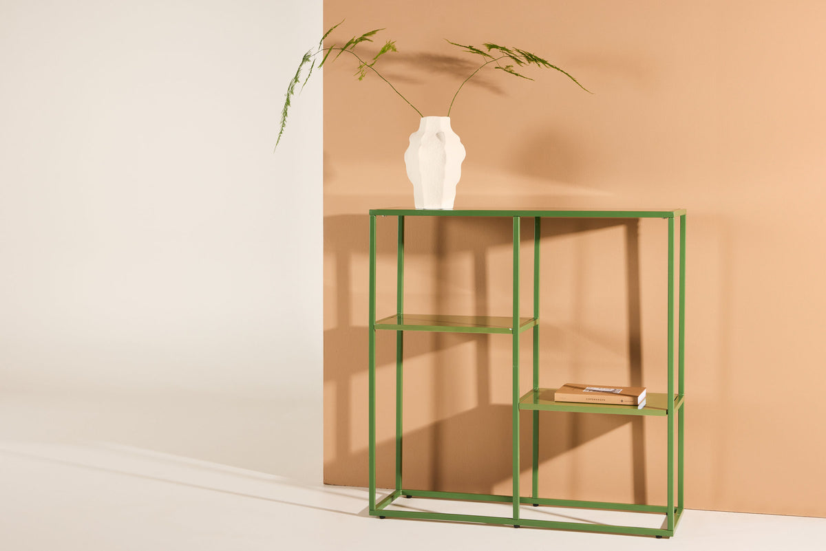 Staalregal in Grün präsentiert im Onlineshop von KAQTU Design AG. Standregal ist von Venture Home