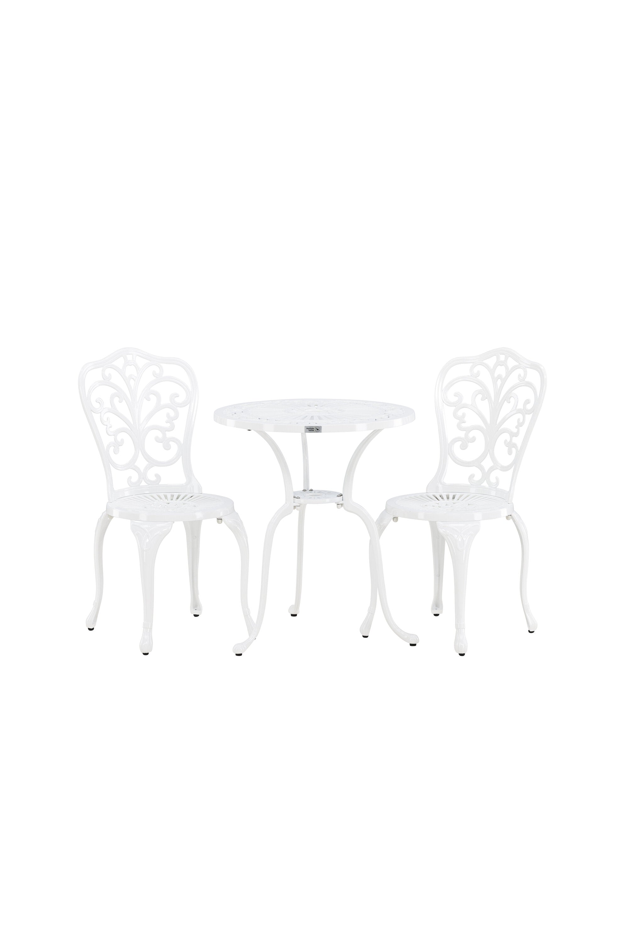 Nandin Tisch Set in Weiss / Weiss präsentiert im Onlineshop von KAQTU Design AG. Gartentischset ist von Venture Home