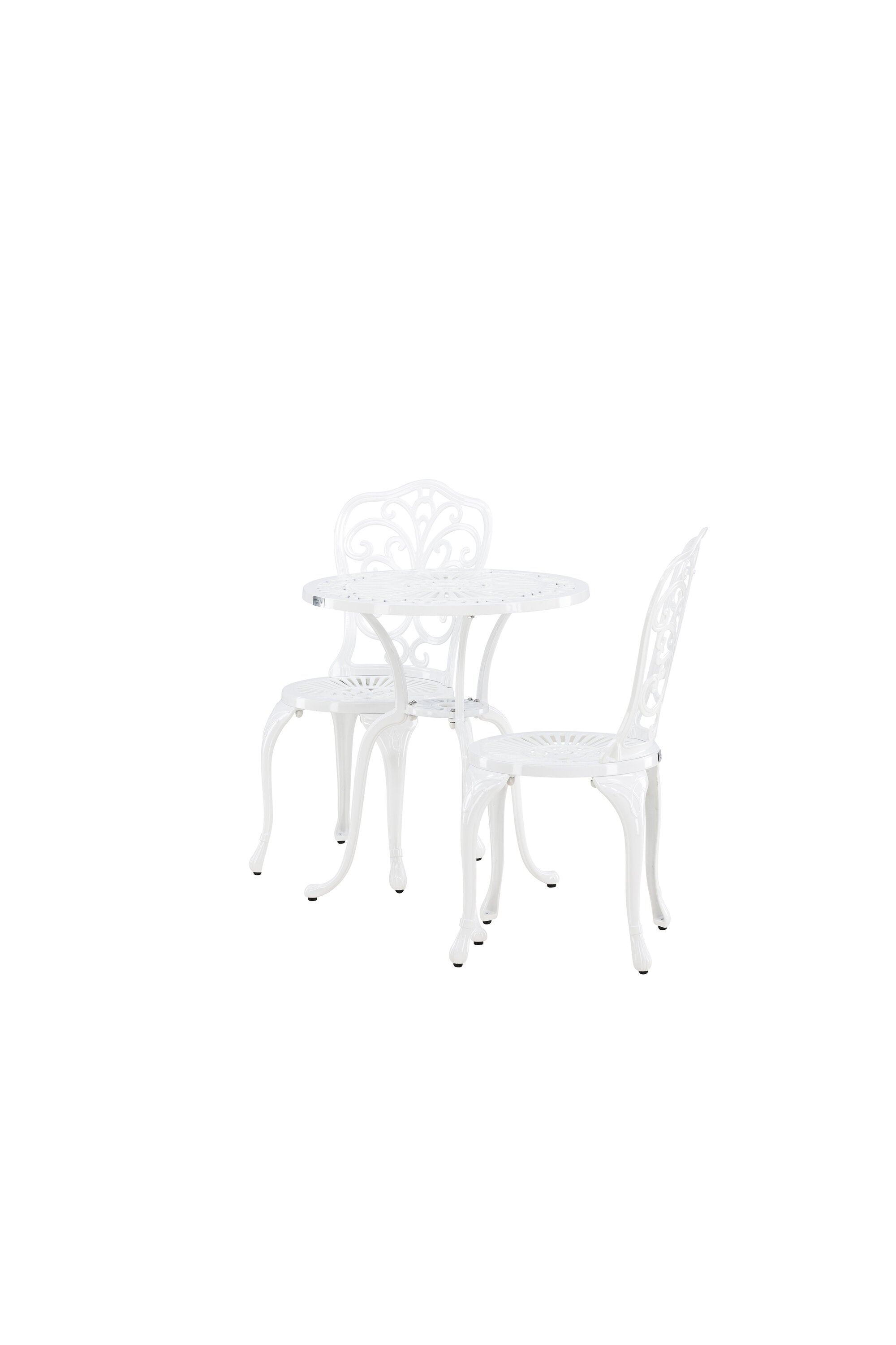 Nandin Tisch Set in Weiss / Weiss präsentiert im Onlineshop von KAQTU Design AG. Gartentischset ist von Venture Home