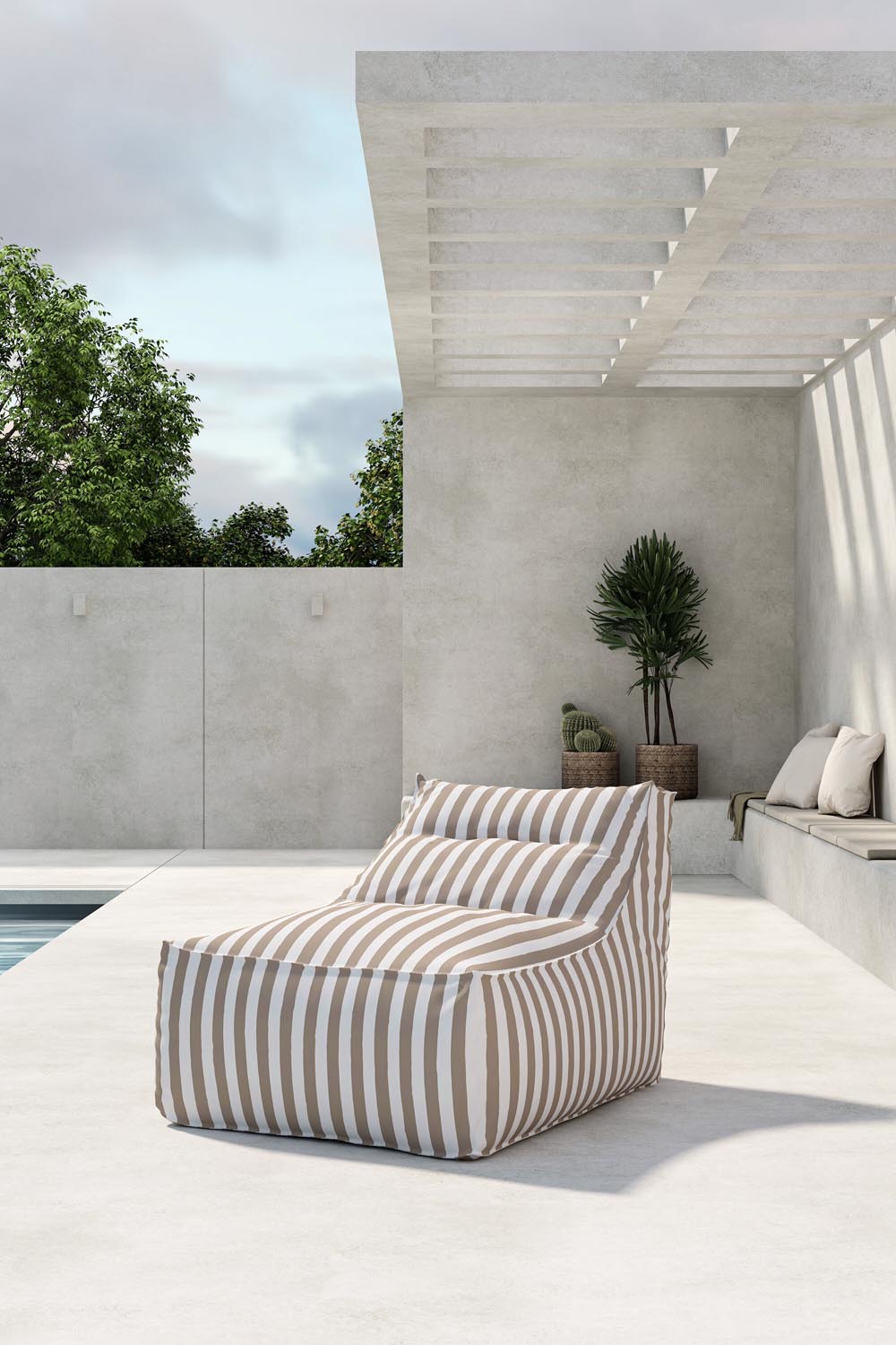 Redang Lounge Stuhl in Weiss präsentiert im Onlineshop von KAQTU Design AG. Outdoor-Sessel ist von Venture Home