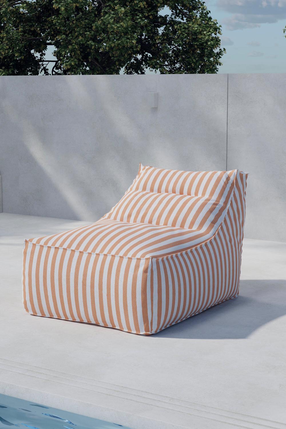Redang Sonnenliege in Pfirsich präsentiert im Onlineshop von KAQTU Design AG. Liegestuhl ist von Venture Home