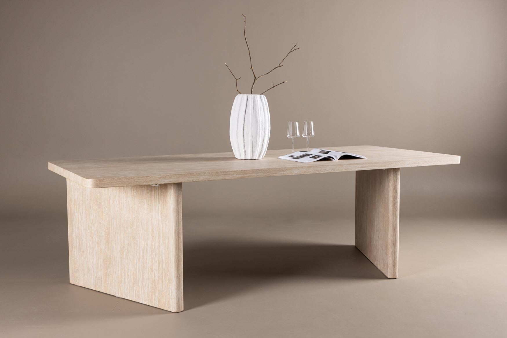 Skagen Esstisch 100x240 von Vind: Moderner Tisch für gesellige Runden, robust und pflegeleicht – ideal für jeden Einrichtungsstil.