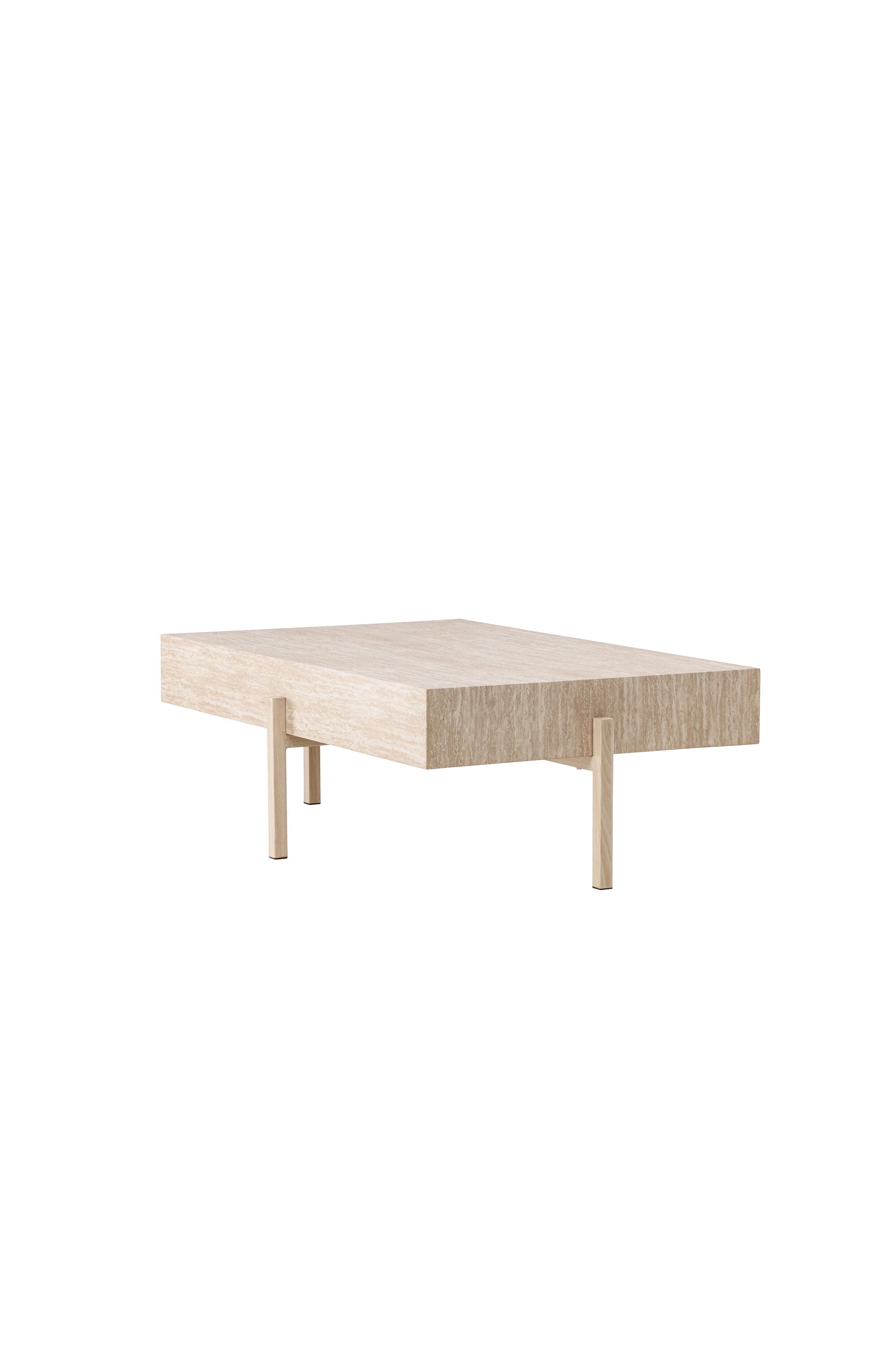 Vadholmen Sofatisch 76x130  in Travertine look präsentiert im Onlineshop von KAQTU Design AG. Beistelltisch ist von Vind