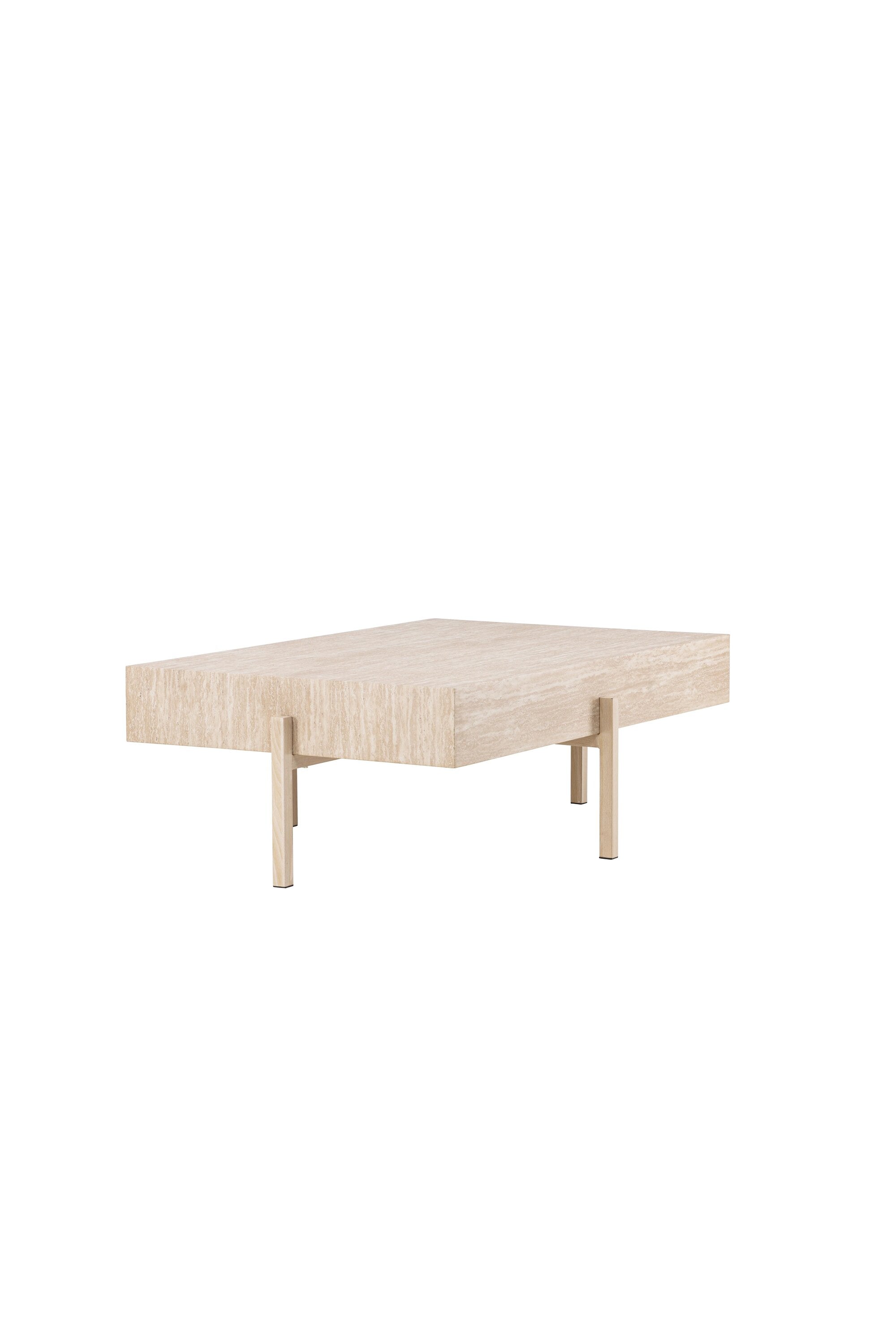 Vadholmen Sofatisch 76x130  in Travertine look präsentiert im Onlineshop von KAQTU Design AG. Beistelltisch ist von Vind