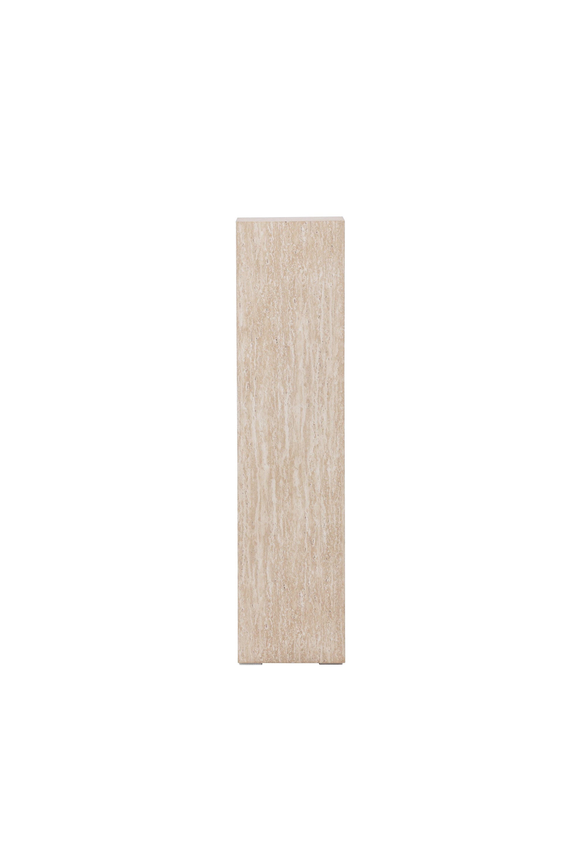 Ramsvik Sockel in Travertine look präsentiert im Onlineshop von KAQTU Design AG. Beistelltisch ist von Vind