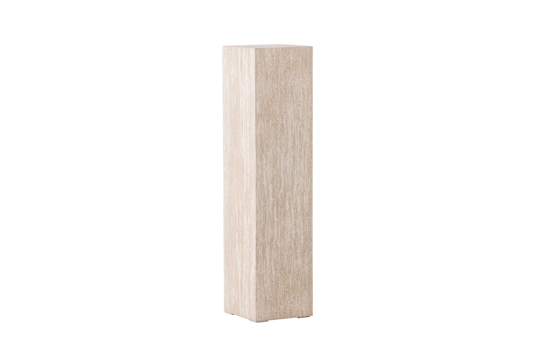 Ramsvik Sockel von Vind: Robuster MDF-Sockel in elegantem Dunkelbraun. Ideal für kreative Raumgestaltung und vielseitige Einsatzmöglichkeiten.