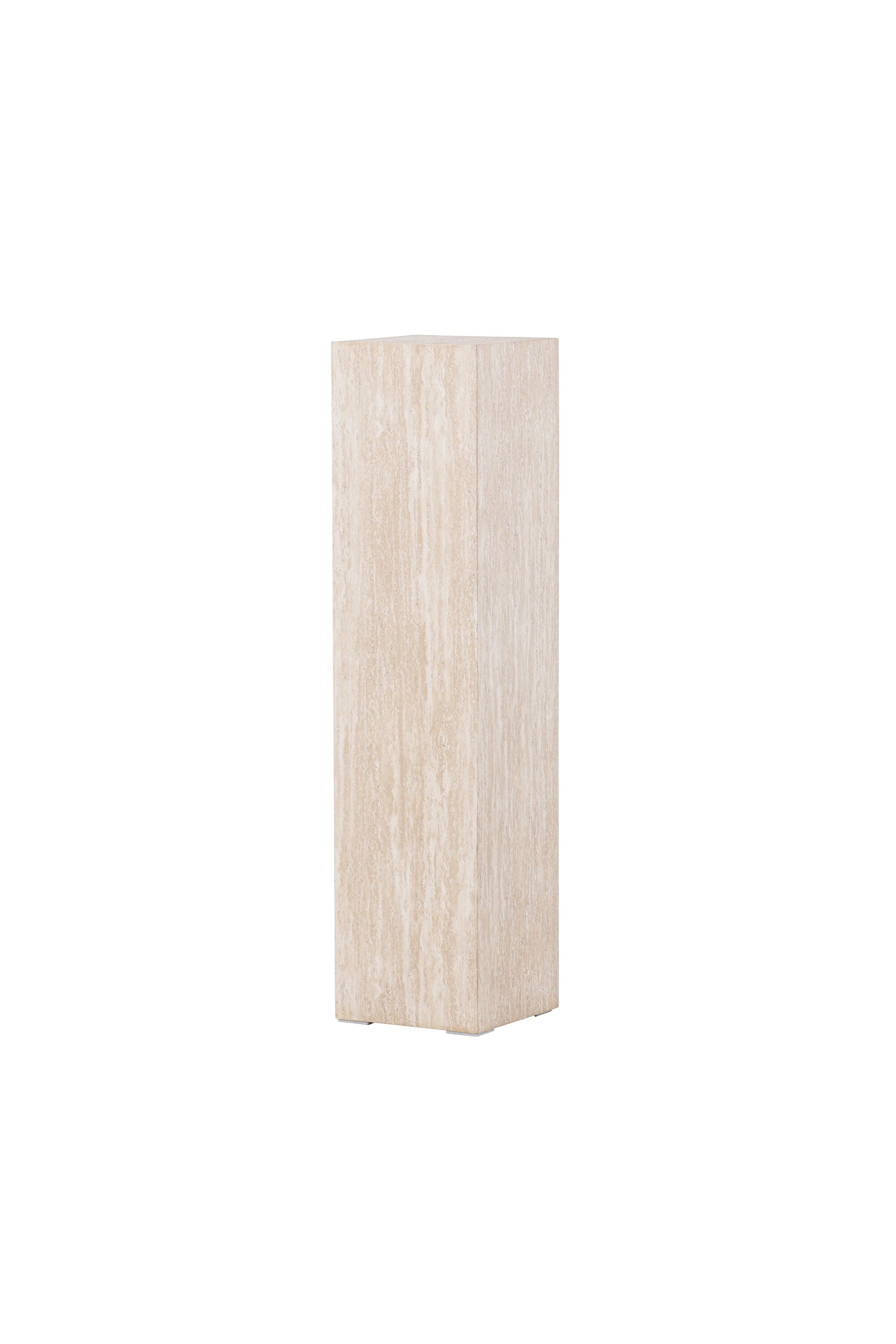 Ramsvik Sockel in Travertine look präsentiert im Onlineshop von KAQTU Design AG. Beistelltisch ist von Vind