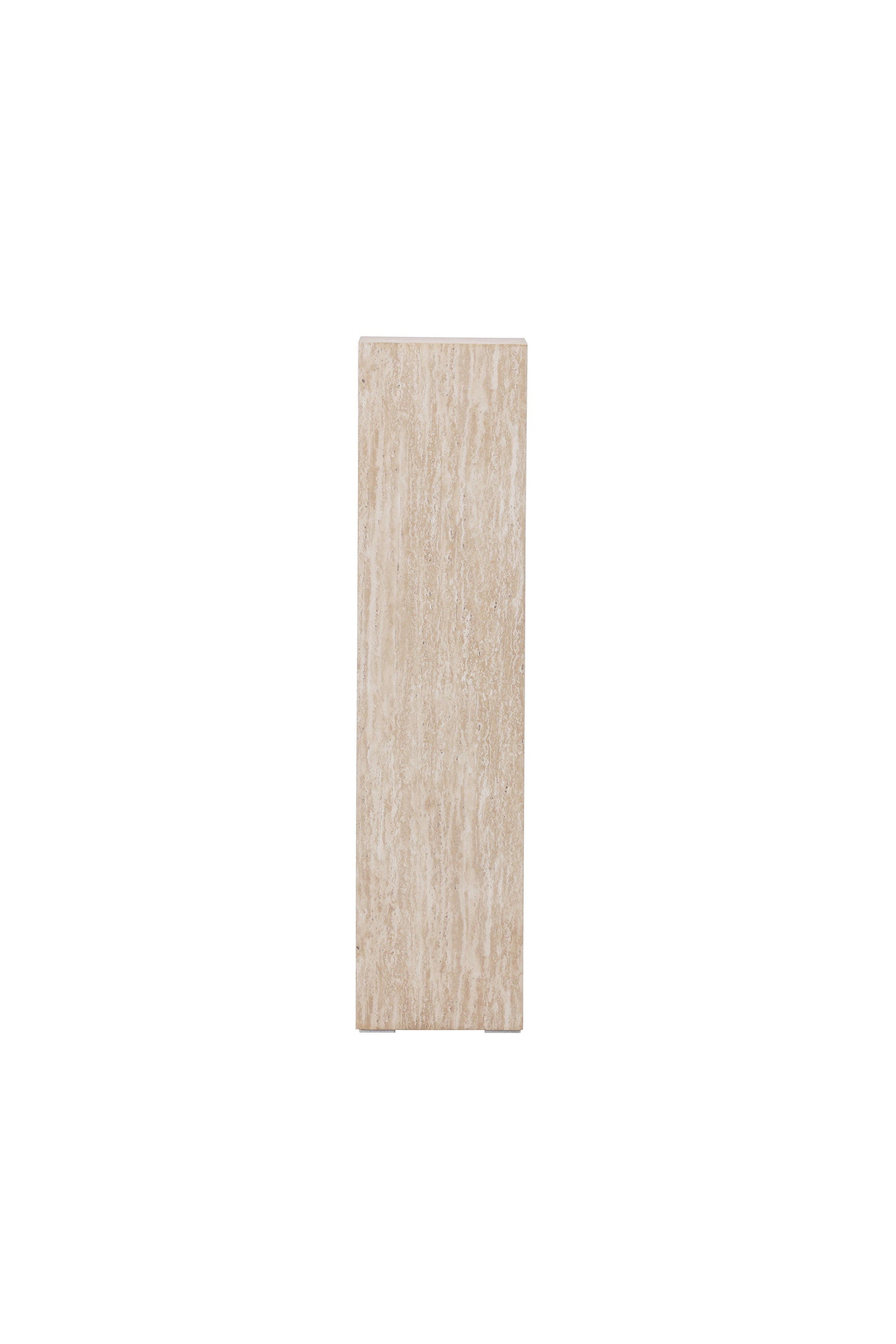 Ramsvik Sockel in Travertine look präsentiert im Onlineshop von KAQTU Design AG. Beistelltisch ist von Vind