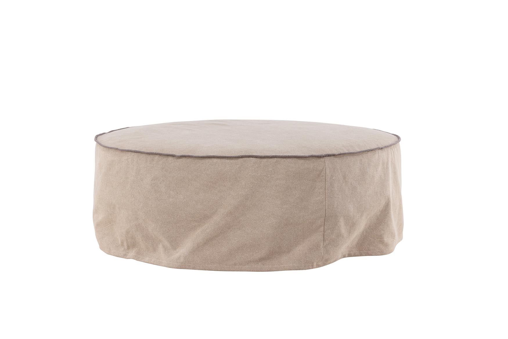 Vindö Ottoman ⌀101: Eleganter Ottoman mit vielseitigen Einsatzmöglichkeiten und hochwertiger Verarbeitung für jeden Raum.