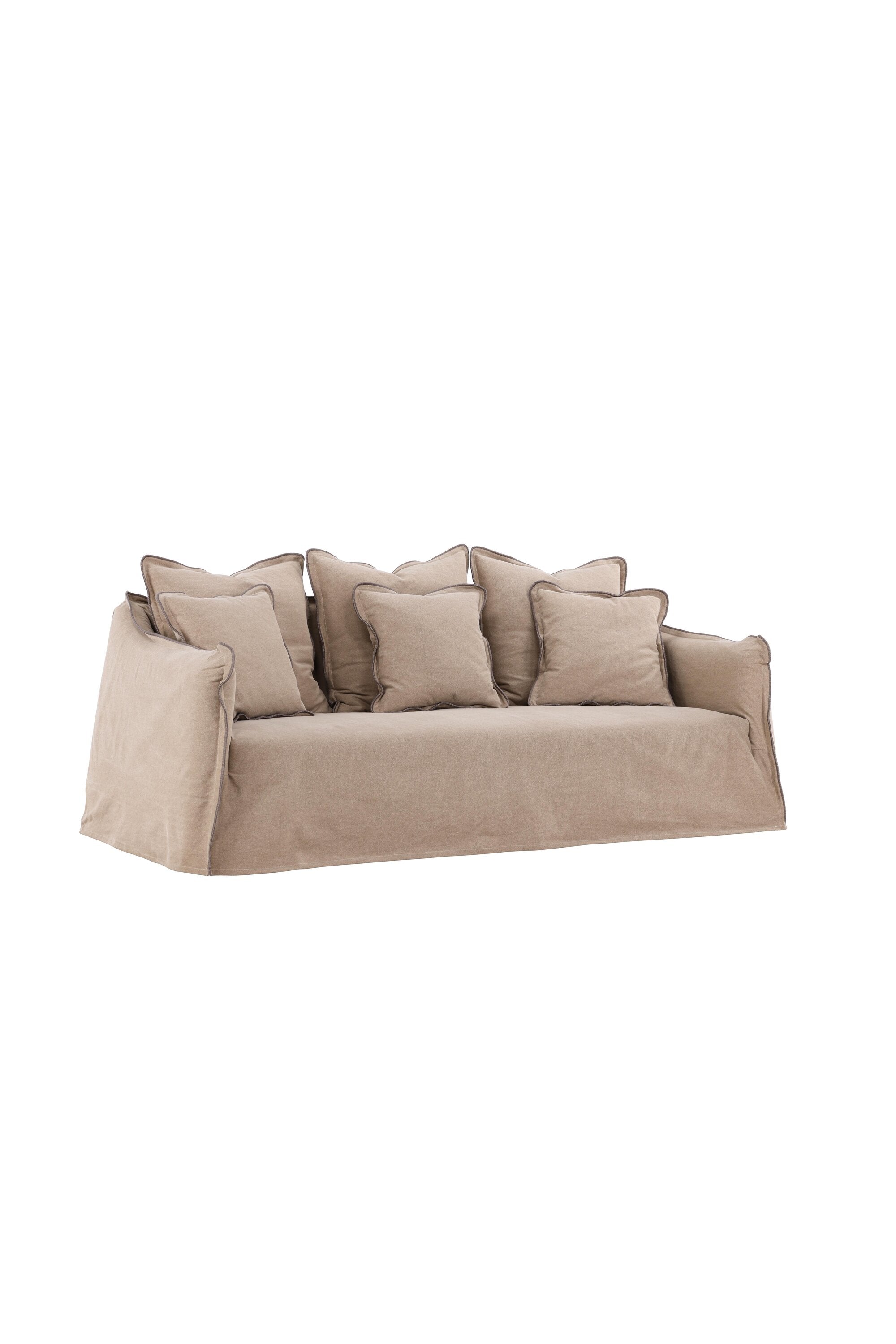Oskarshamn 3 Seater Sofa in Beige/Brown präsentiert im Onlineshop von KAQTU Design AG. 3er Sofa ist von Vind