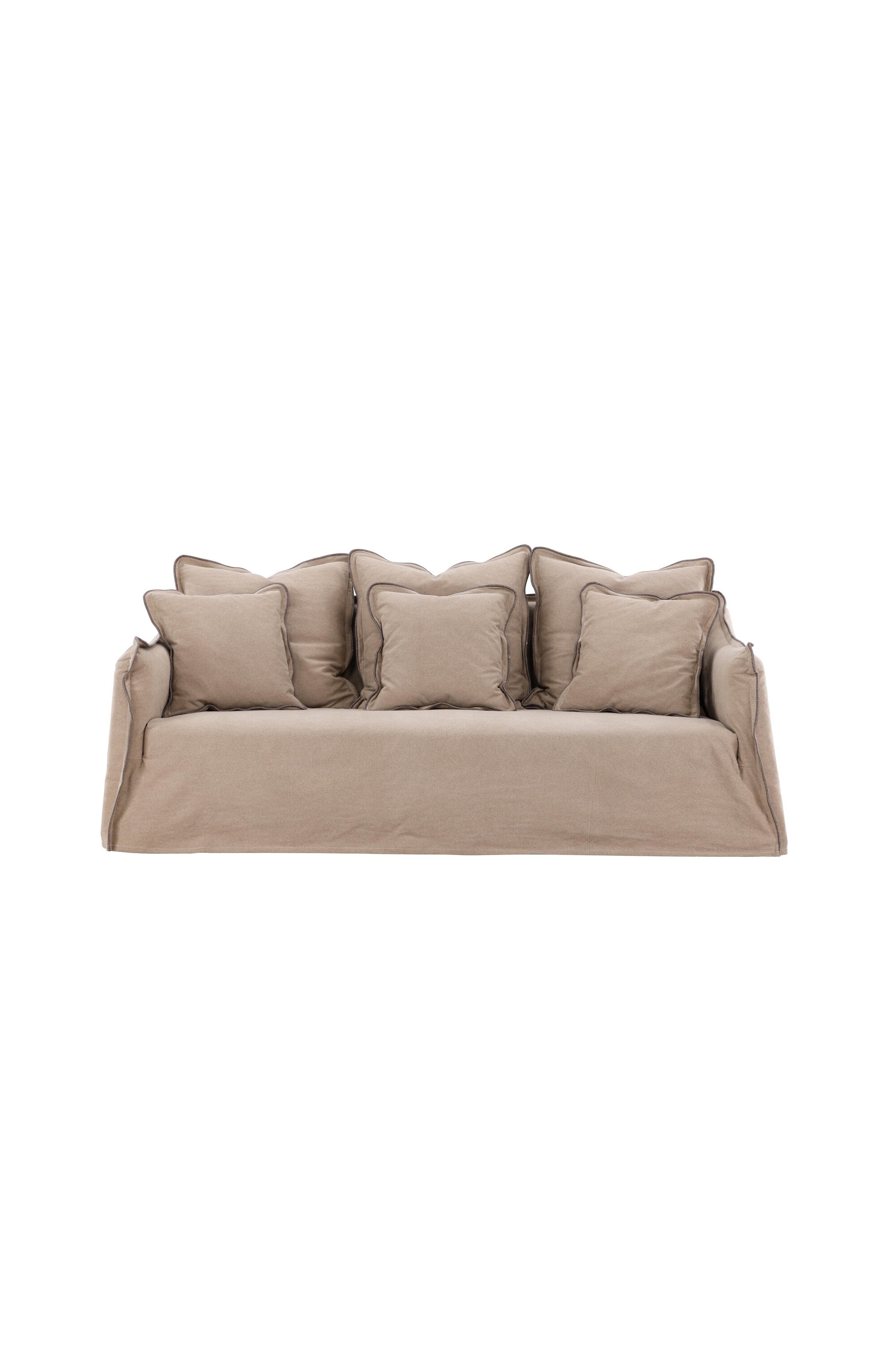 Oskarshamn 3 Seater Sofa in Beige/Brown präsentiert im Onlineshop von KAQTU Design AG. 3er Sofa ist von Vind