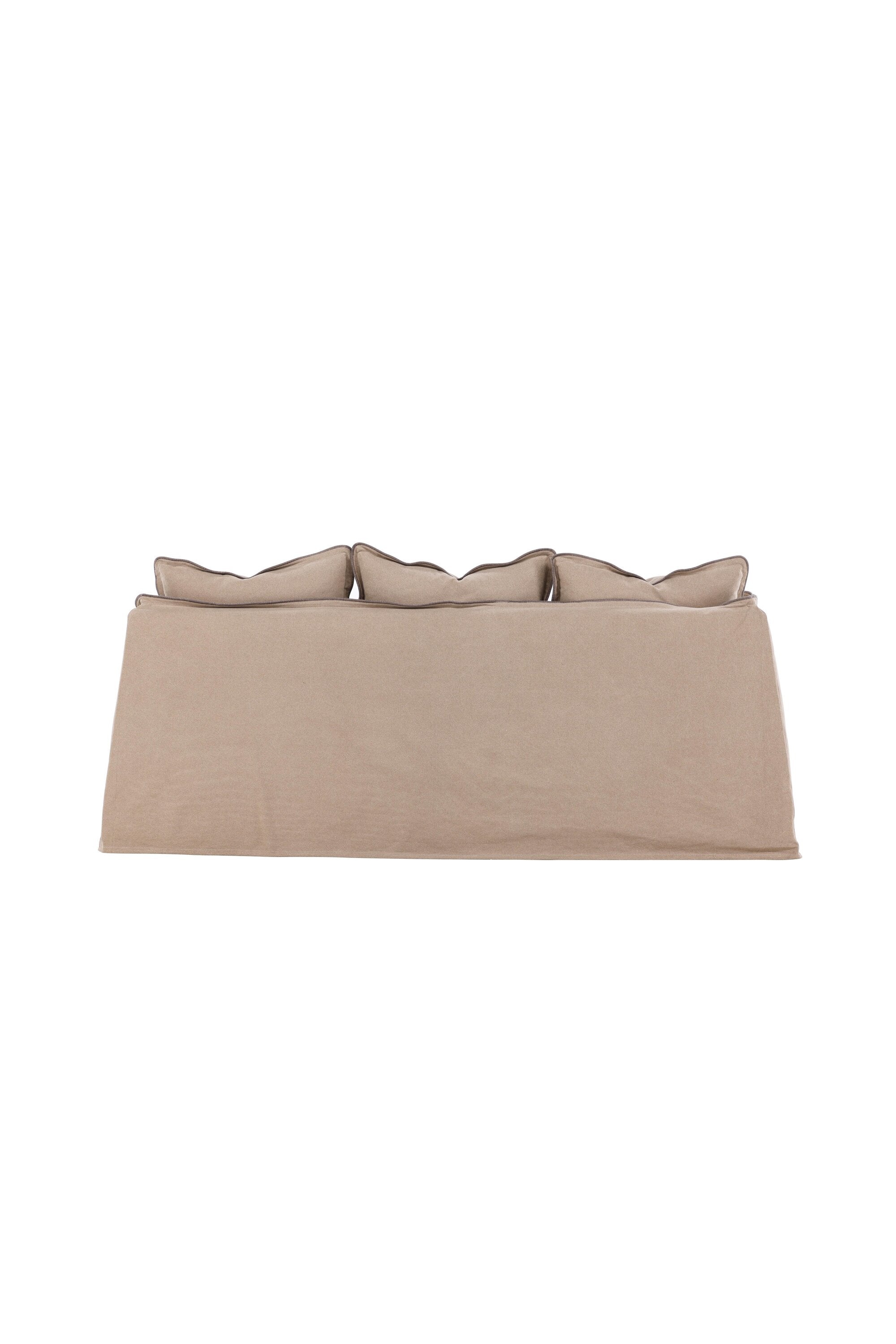 Oskarshamn 3 Seater Sofa in Beige/Brown präsentiert im Onlineshop von KAQTU Design AG. 3er Sofa ist von Vind