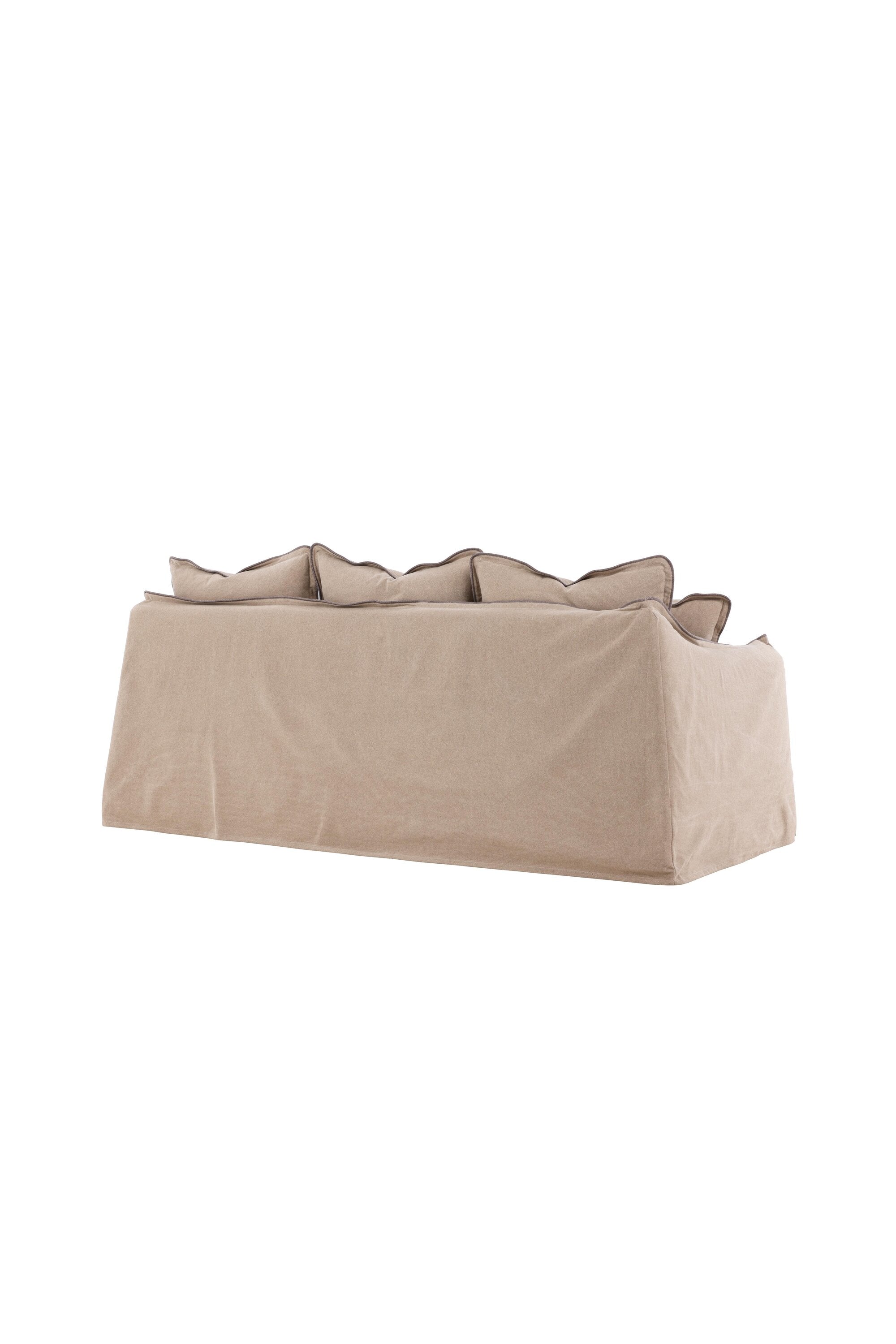 Oskarshamn 3 Seater Sofa in Beige/Brown präsentiert im Onlineshop von KAQTU Design AG. 3er Sofa ist von Vind