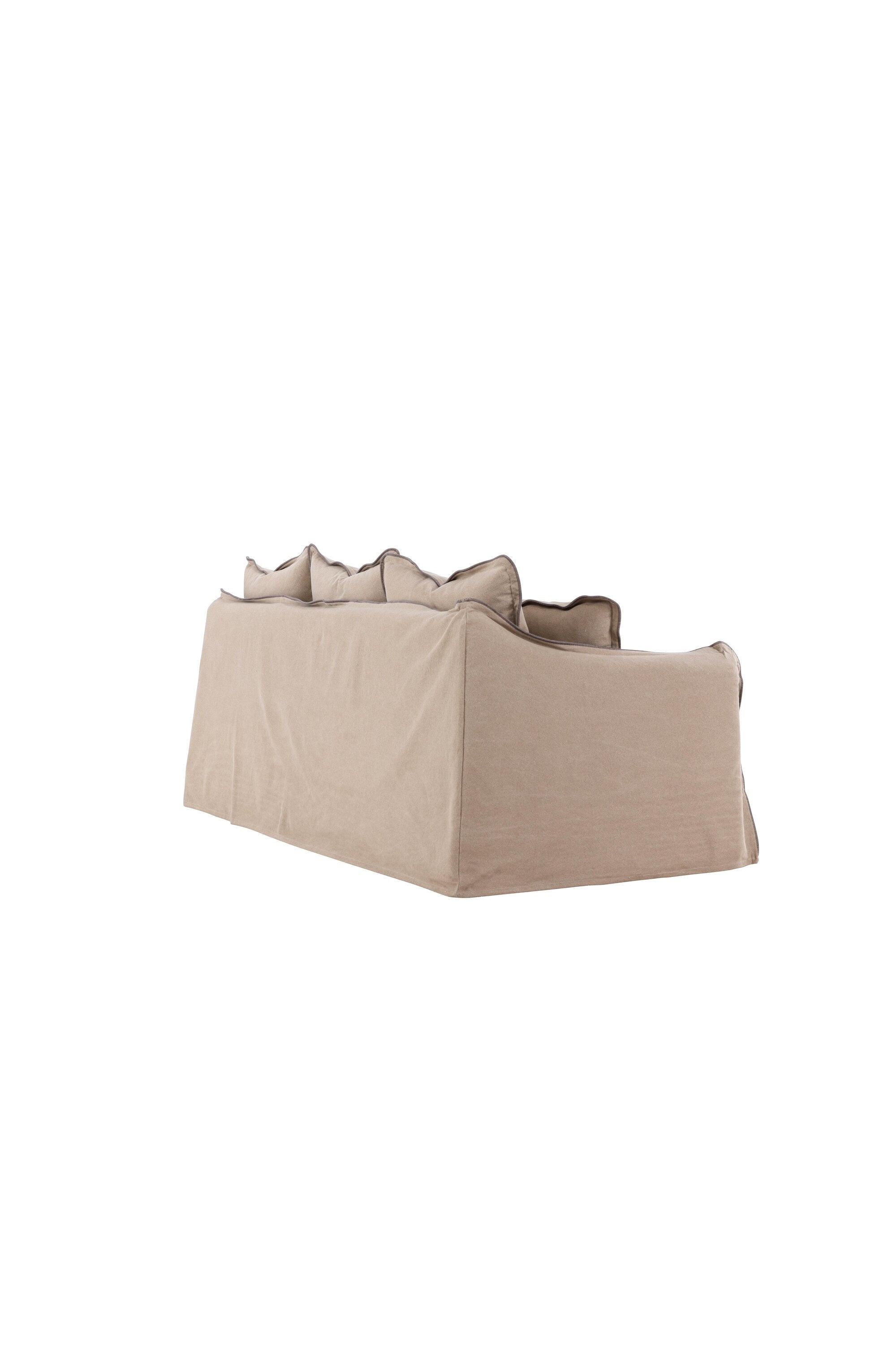 Oskarshamn 3 Seater Sofa in Beige/Brown präsentiert im Onlineshop von KAQTU Design AG. 3er Sofa ist von Vind