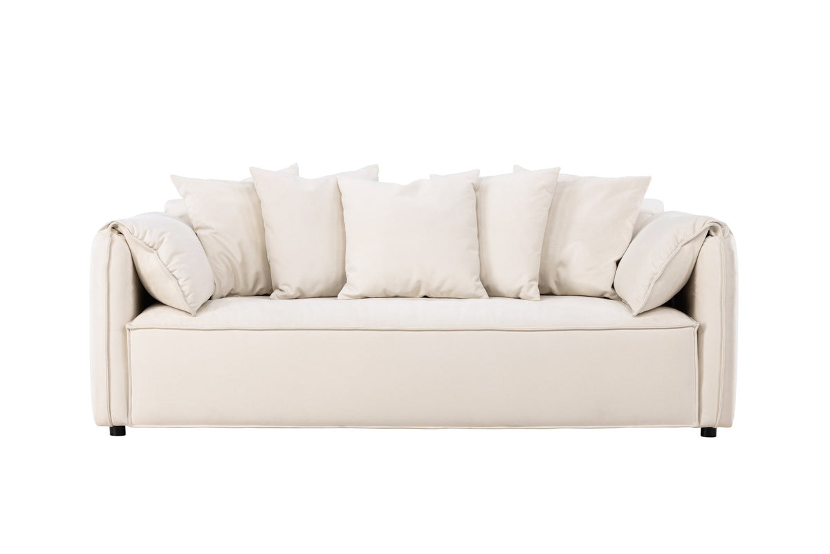 Torekov 3 Seater Sofa in Beige Mocca Look präsentiert im Onlineshop von KAQTU Design AG. 3er Sofa ist von Vind