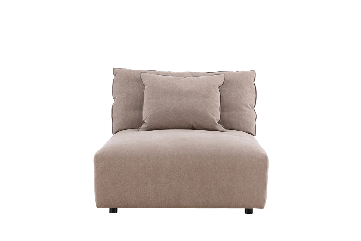 Malö Daybed in Dark Brown Linen präsentiert im Onlineshop von KAQTU Design AG. Sessel ist von Vind