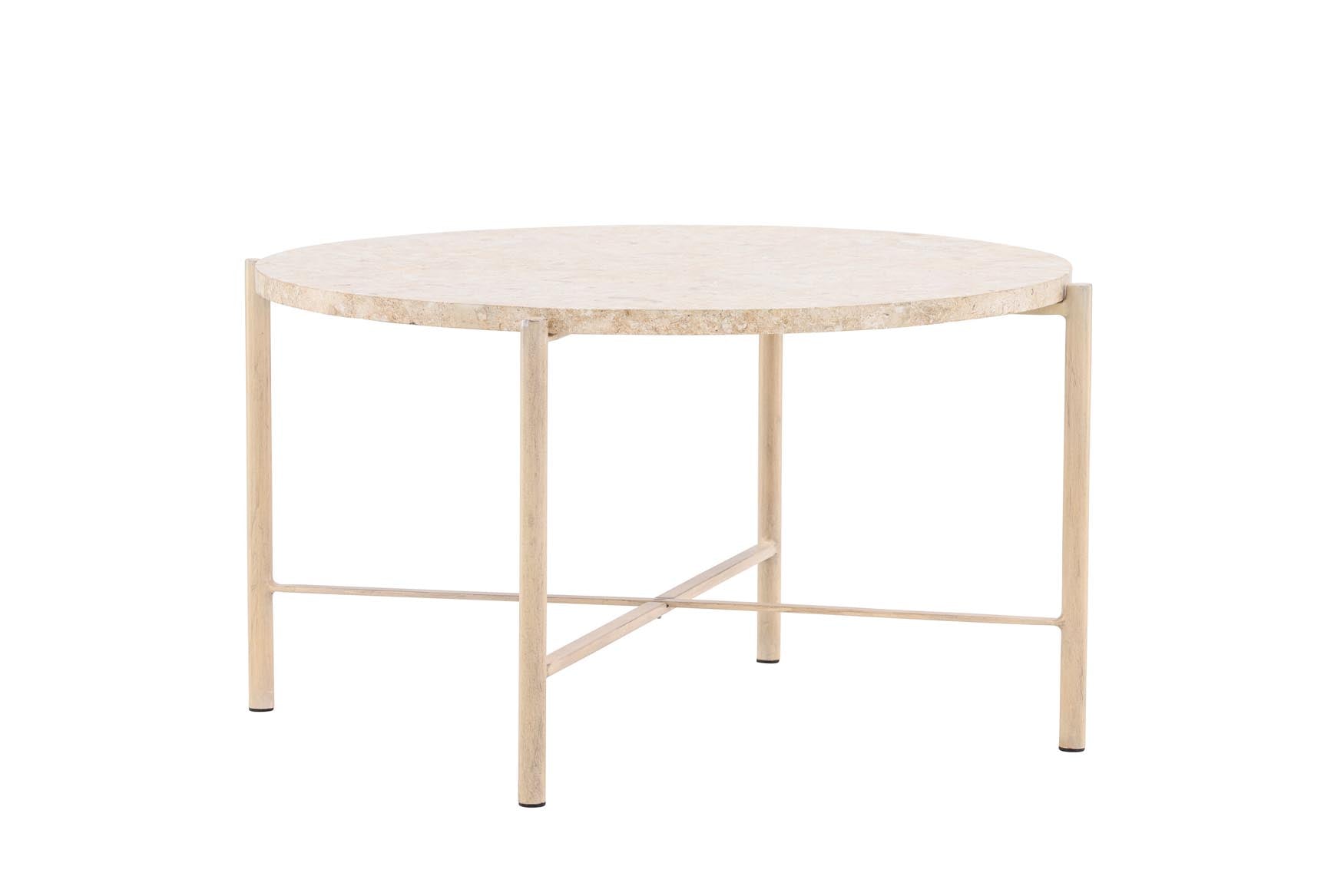 Der Sandhamn Sofatisch von Vind: Stilvolles Design aus hochwertigem Eisen, ideal für drinnen und draußen. Perfekt für jeden Anlass!