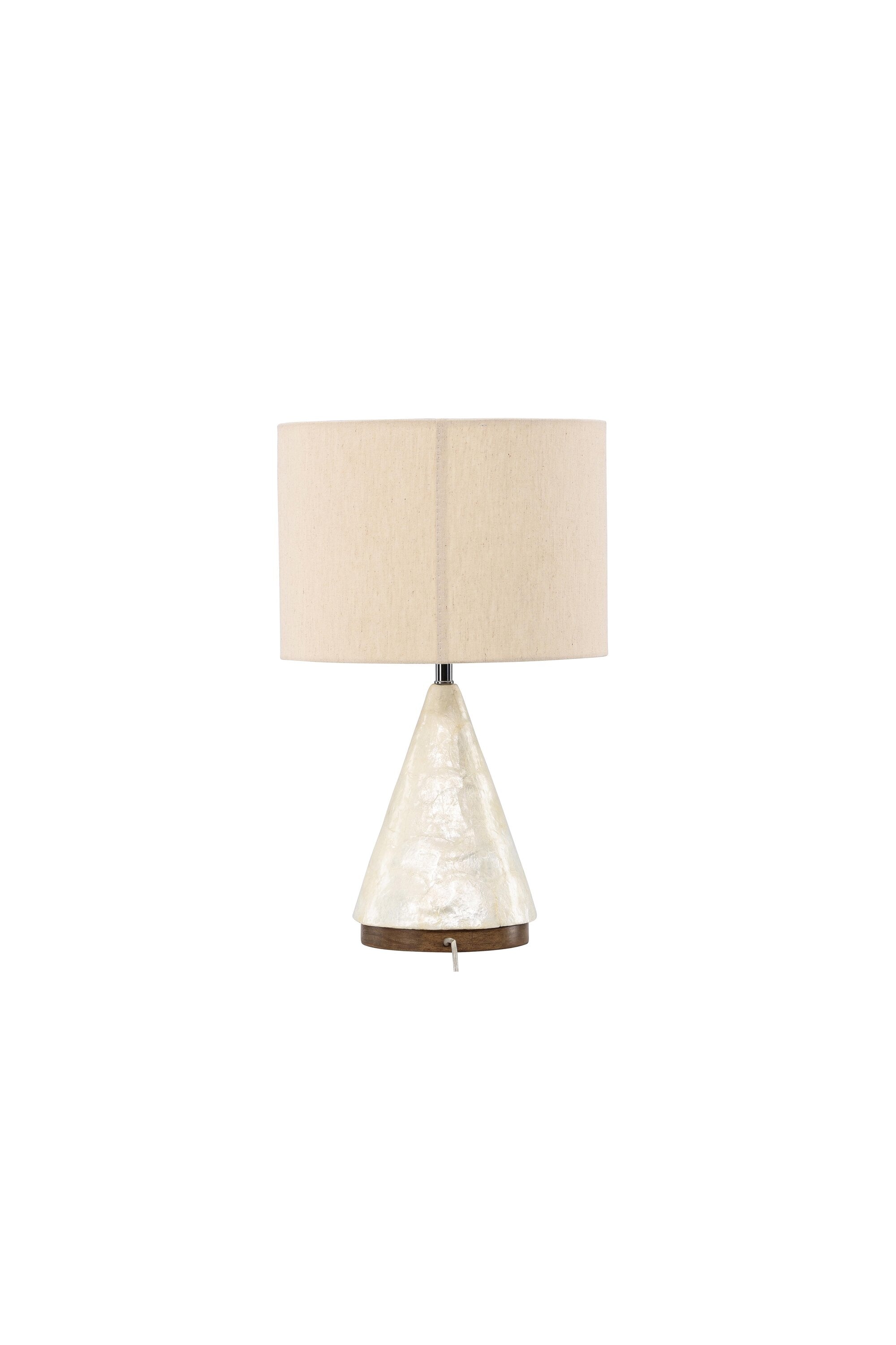 Donsö  Tischleuchte ⌀35  in Capiz / Natural präsentiert im Onlineshop von KAQTU Design AG. Tischleuchte ist von Vind