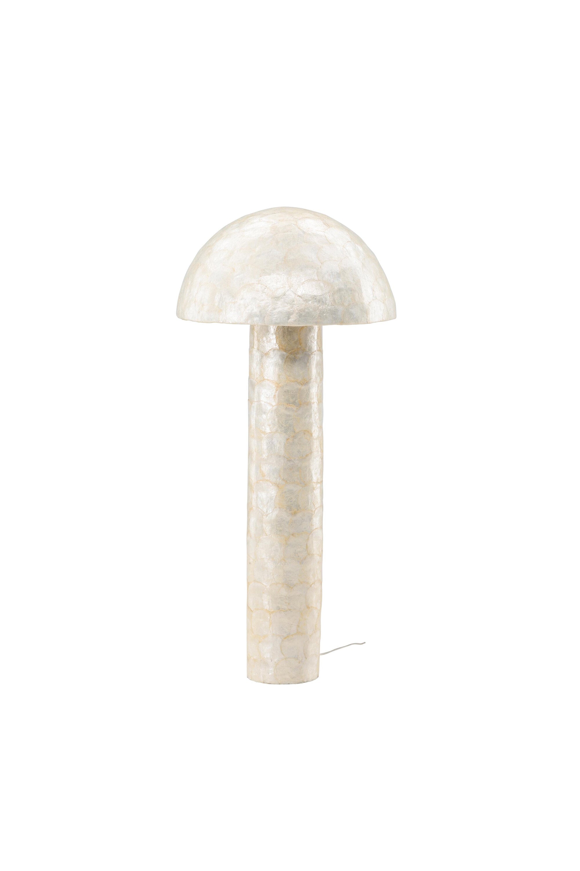 Lindön Stehleuchte ⌀55  in Capiz / Natural präsentiert im Onlineshop von KAQTU Design AG. Stehleuchte ist von Vind