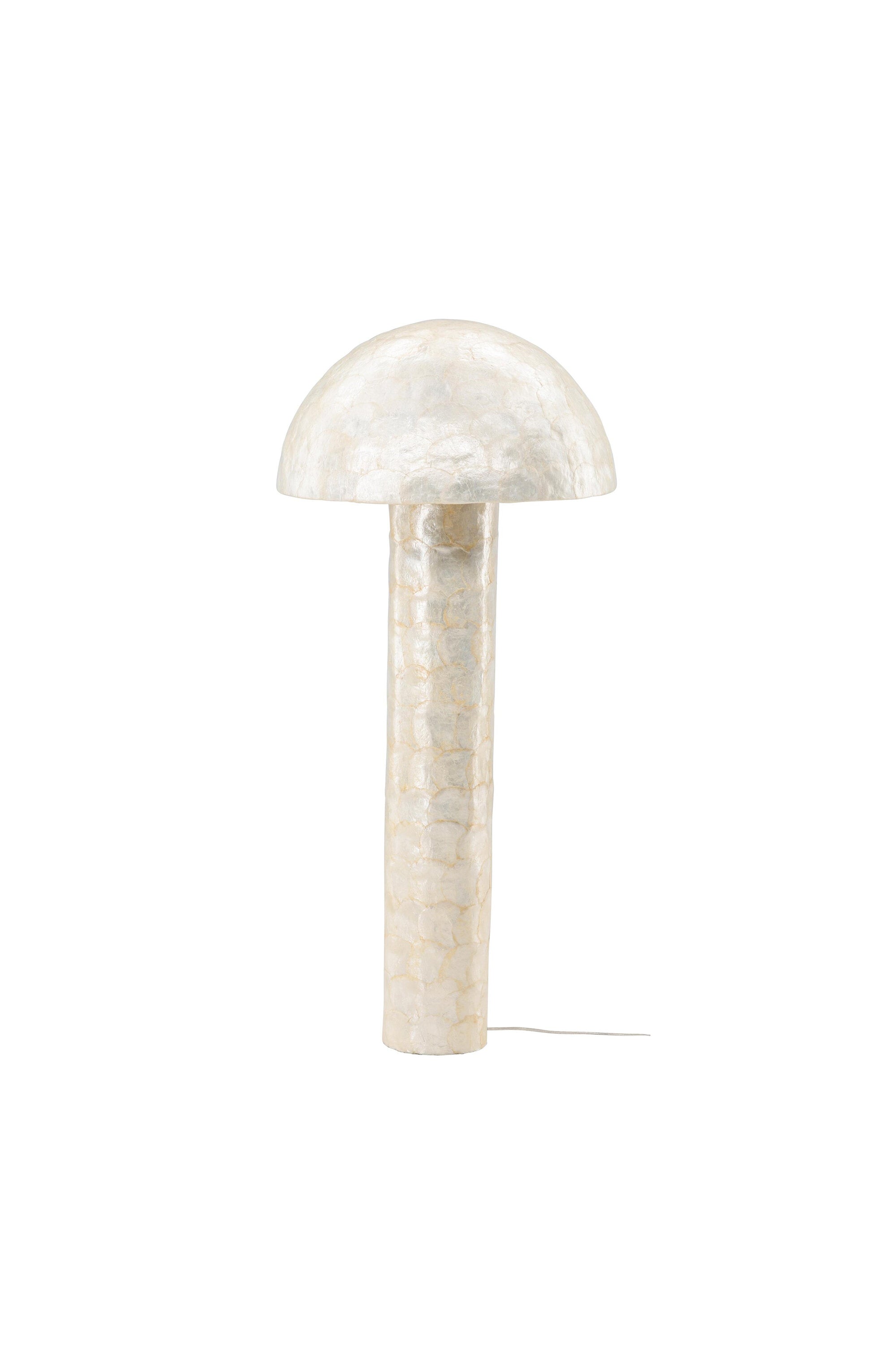 Lindön Stehleuchte ⌀55  in Capiz / Natural präsentiert im Onlineshop von KAQTU Design AG. Stehleuchte ist von Vind