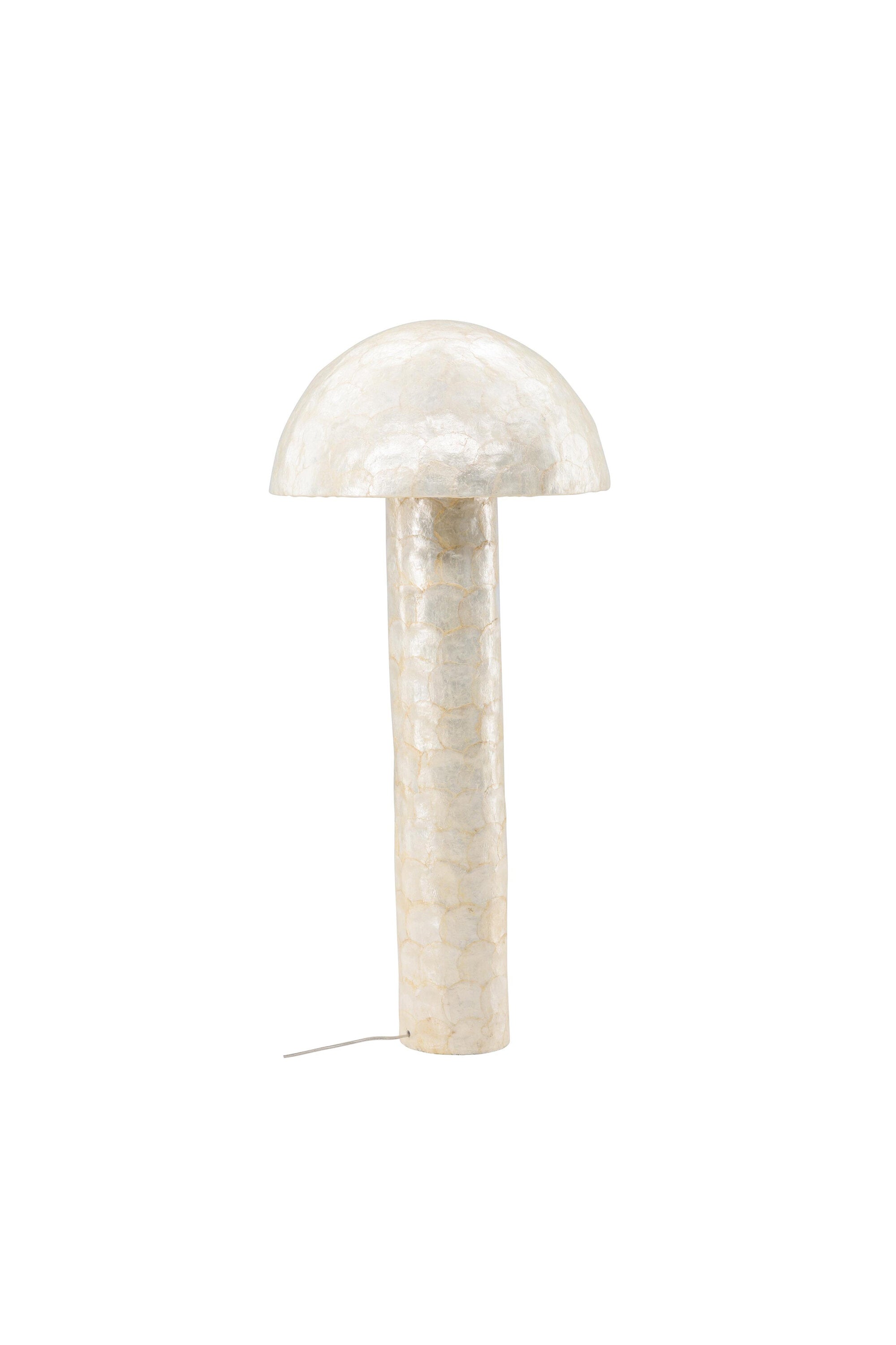 Lindön Stehleuchte ⌀55  in Capiz / Natural präsentiert im Onlineshop von KAQTU Design AG. Stehleuchte ist von Vind