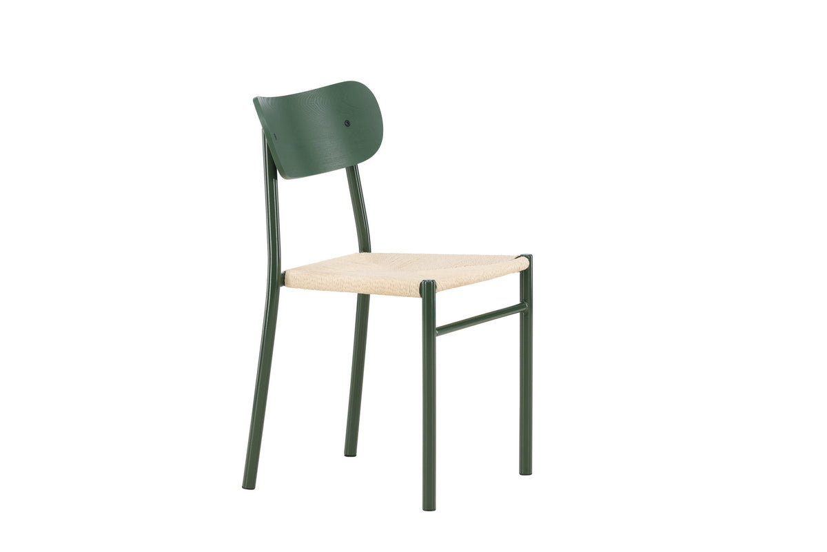 Polly Esszimmerstuhl in Grün präsentiert im Onlineshop von KAQTU Design AG. Stuhl ist von Venture Home