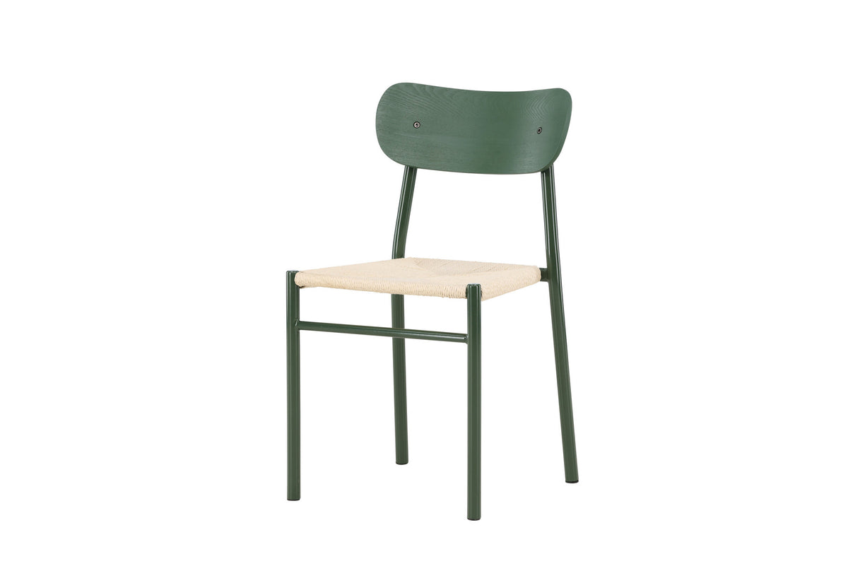 Polly Esszimmerstuhl in Grün präsentiert im Onlineshop von KAQTU Design AG. Stuhl ist von Venture Home