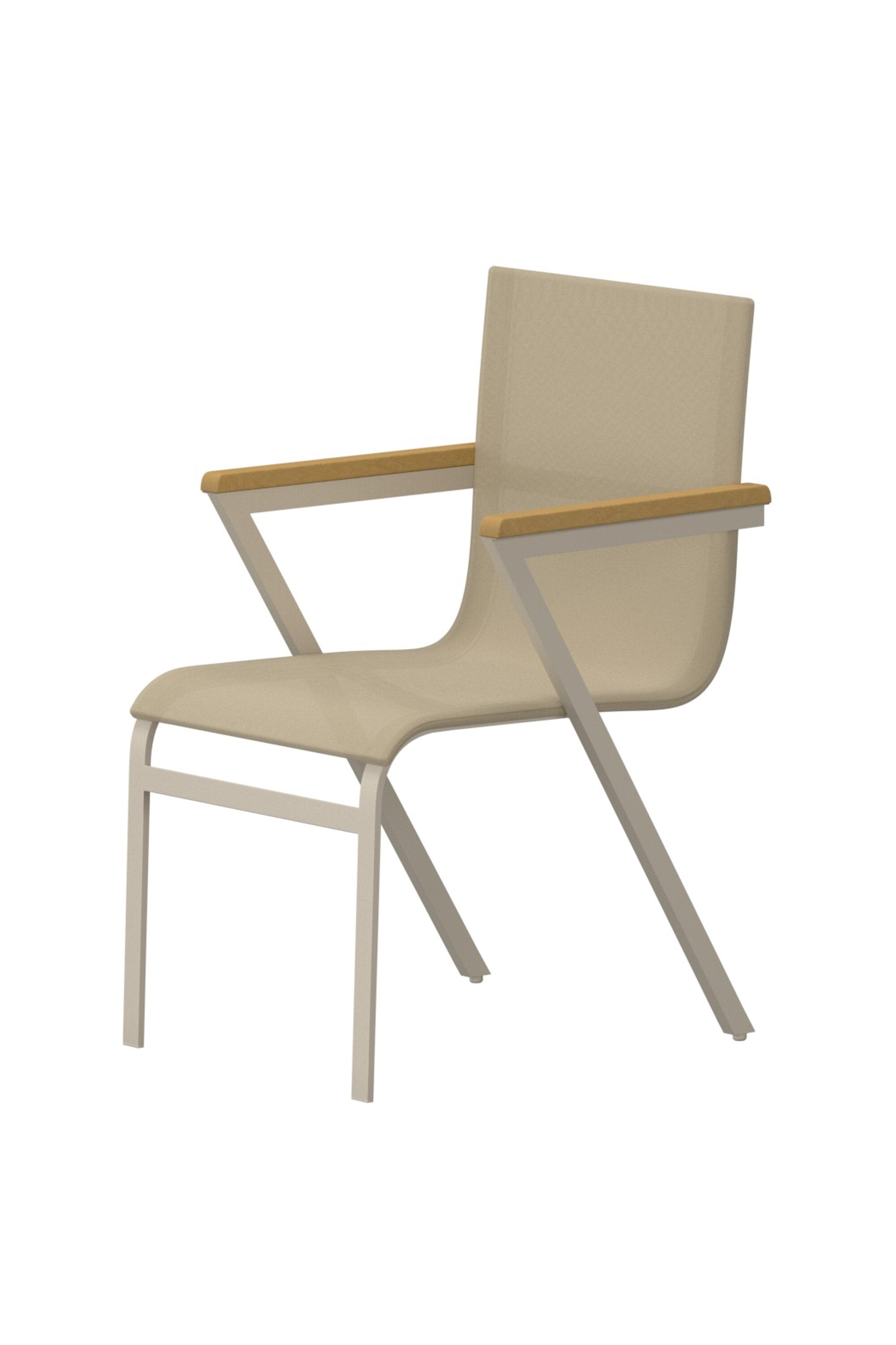 Mexico Esszimmerstuhl in Beige präsentiert im Onlineshop von KAQTU Design AG. Gartenstuhl mit Armlehnen ist von Venture Home