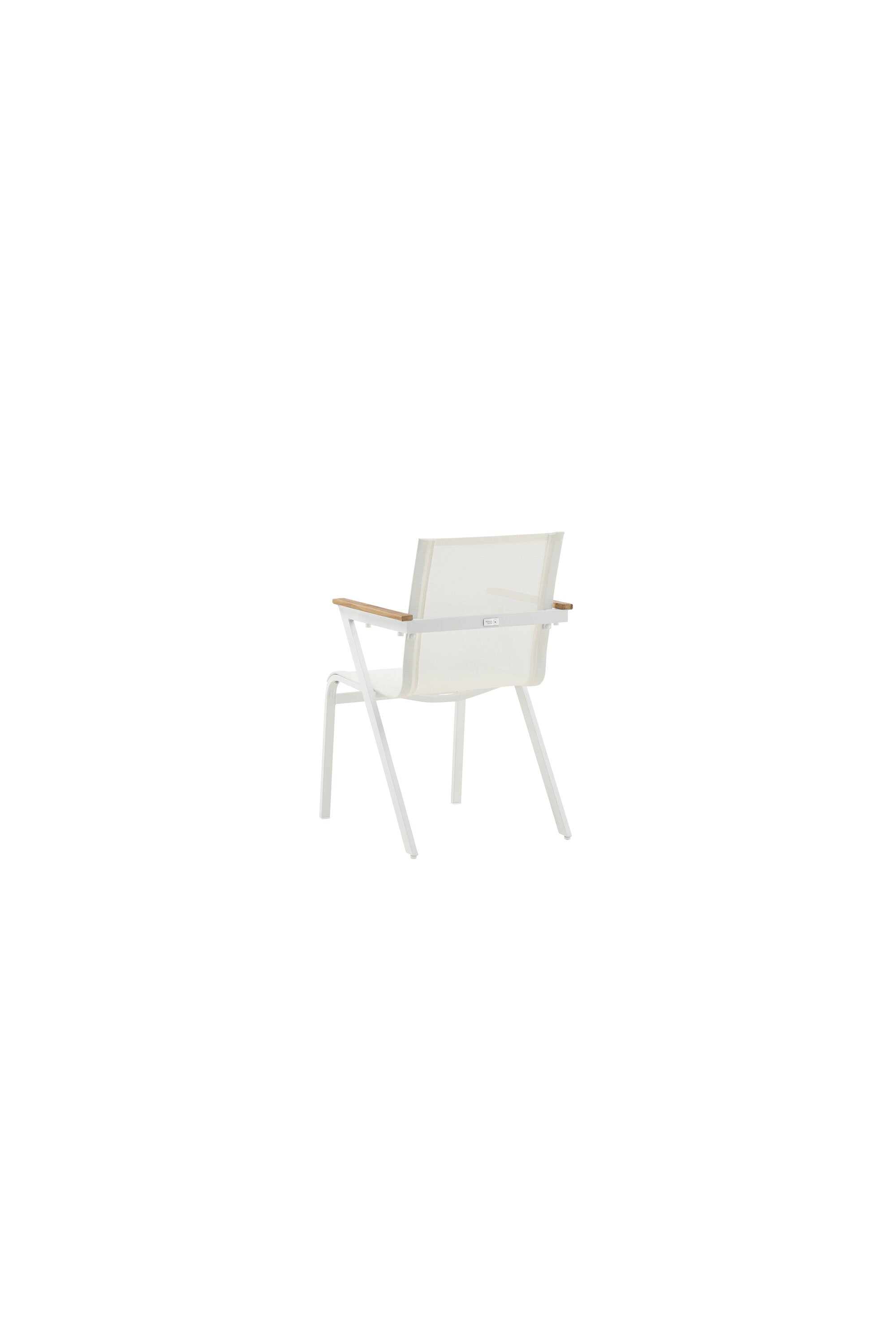 Mexiko Gartenstuhl in Weiss präsentiert im Onlineshop von KAQTU Design AG. Gartenstuhl mit Armlehnen ist von Venture Home