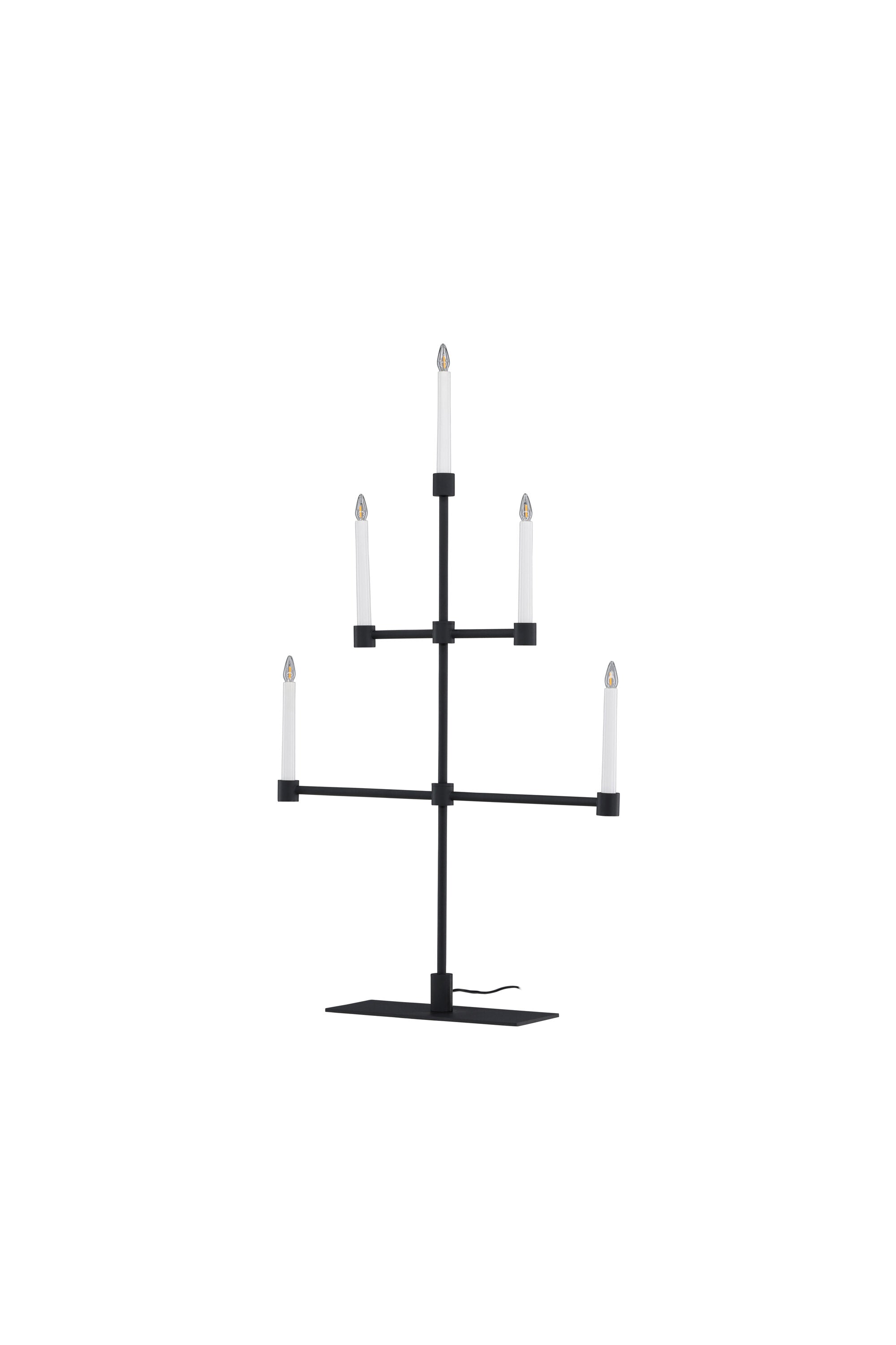 Avoriaz Tischleuchte in Schwarz-Weiss präsentiert im Onlineshop von KAQTU Design AG. Tischleuchte ist von Venture Home