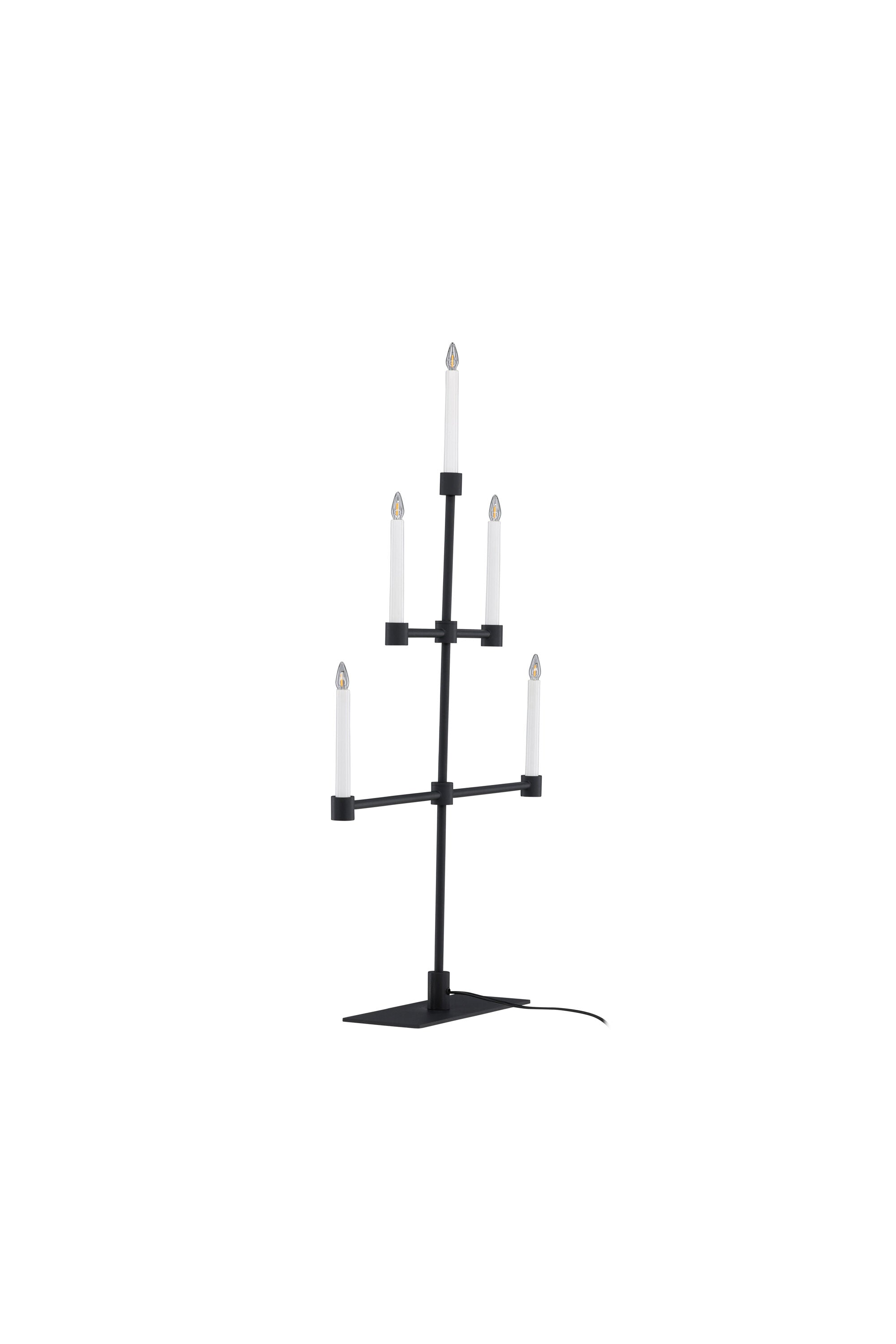 Avoriaz Tischleuchte in Schwarz-Weiss präsentiert im Onlineshop von KAQTU Design AG. Tischleuchte ist von Venture Home
