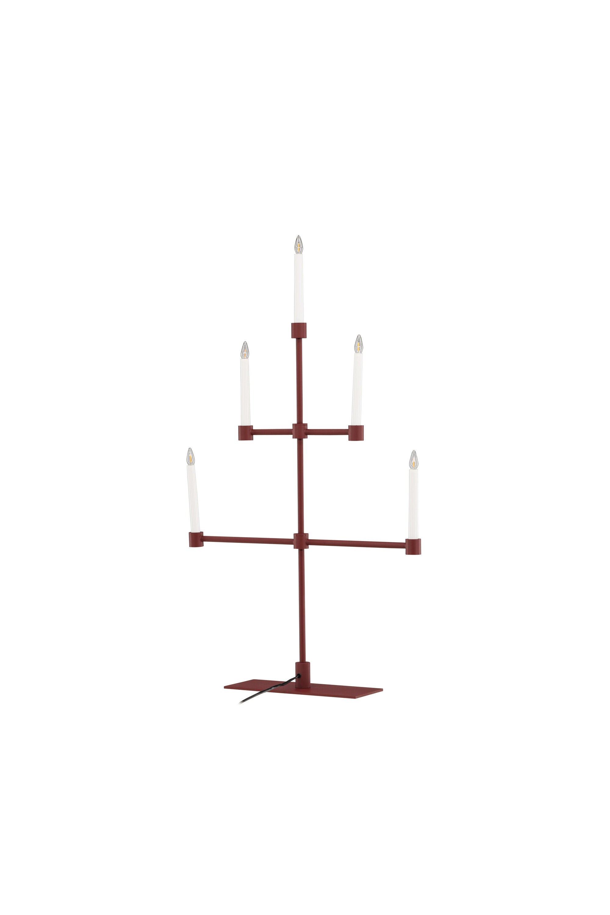 Avoriaz Tischleuchte in Rot-Weiss präsentiert im Onlineshop von KAQTU Design AG. Tischleuchte ist von Venture Home