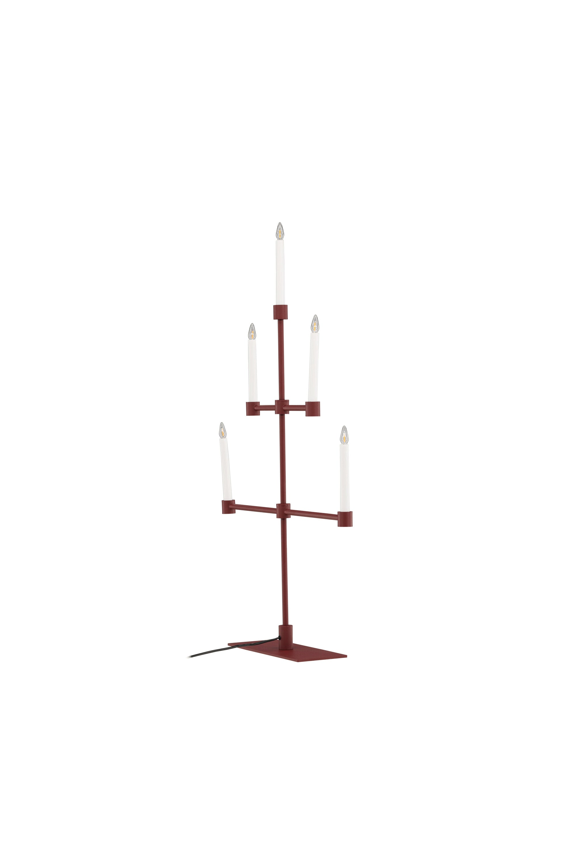 Avoriaz Tischleuchte in Rot-Weiss präsentiert im Onlineshop von KAQTU Design AG. Tischleuchte ist von Venture Home