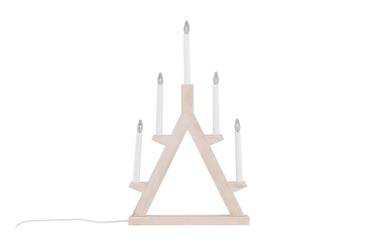 Val Thorens Tischleuchte in Whitewash/Pine präsentiert im Onlineshop von KAQTU Design AG. Tischleuchte ist von Venture Home