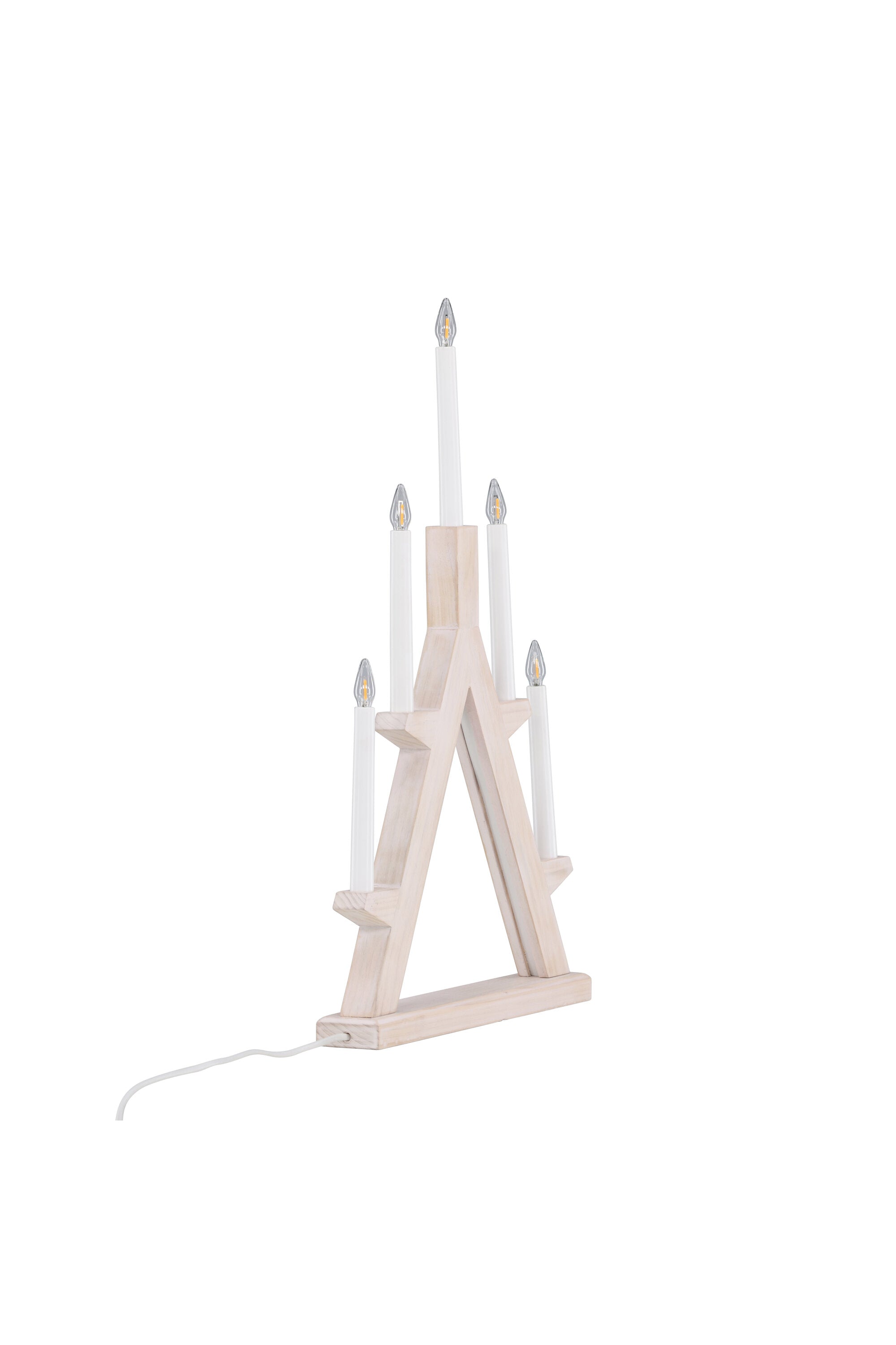 Val Thorens Tischleuchte  in Whitewash/Pine präsentiert im Onlineshop von KAQTU Design AG. Tischleuchte ist von Venture Home