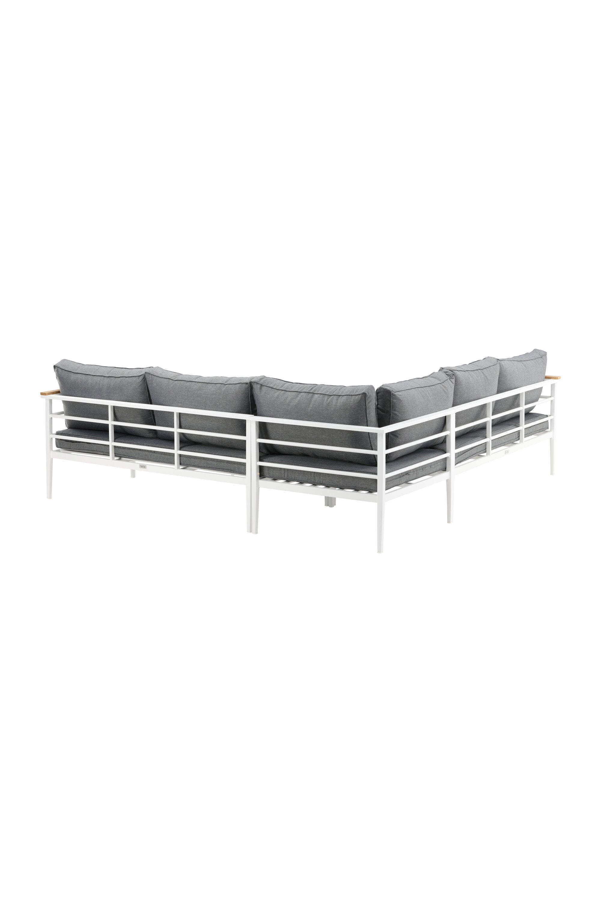 Mexiko Ecksofa Outdoorset 80cm in Weiss präsentiert im Onlineshop von KAQTU Design AG. Loungeset ist von Venture Home