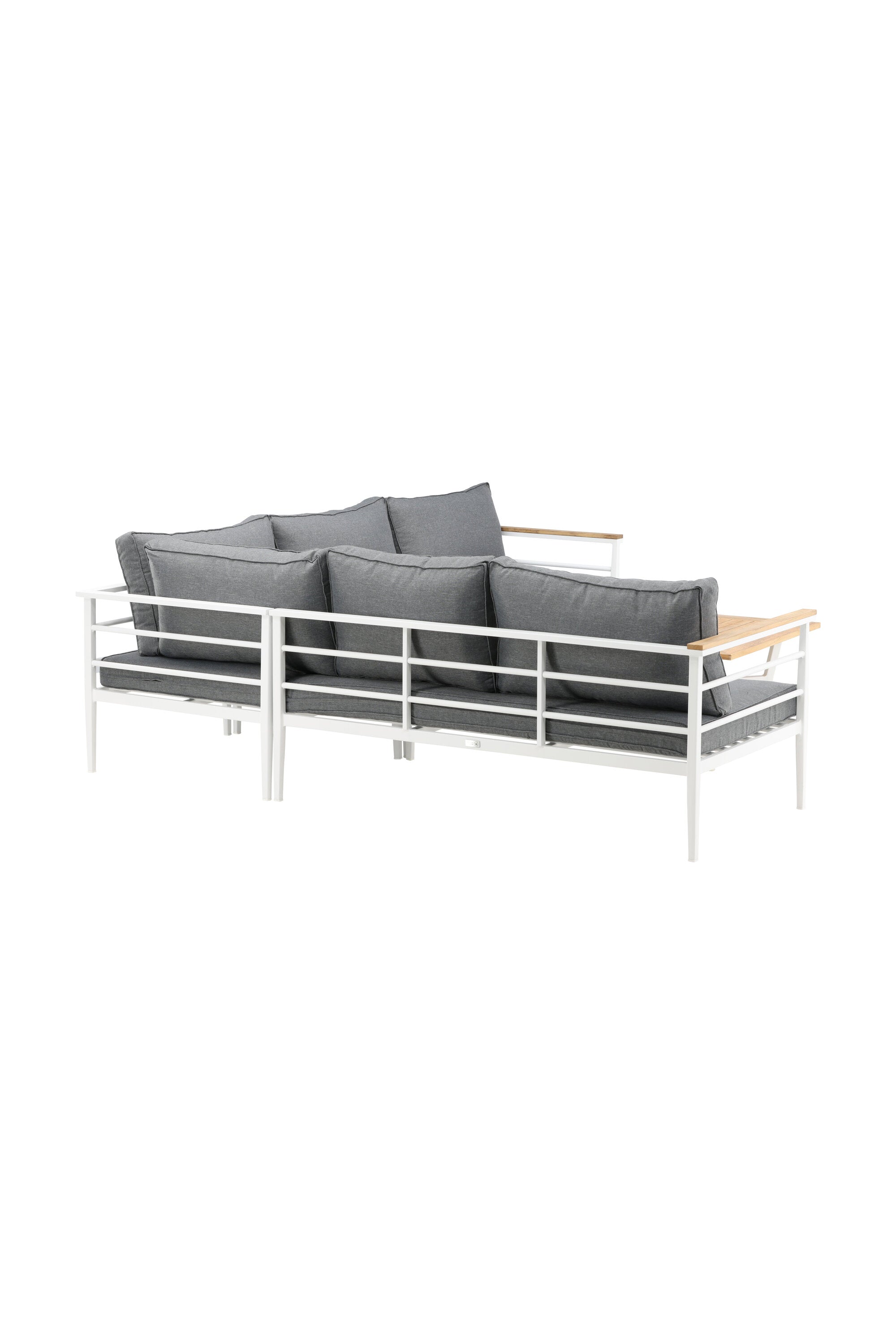 Mexiko Ecksofa Outdoorset 80cm in Weiss präsentiert im Onlineshop von KAQTU Design AG. Loungeset ist von Venture Home