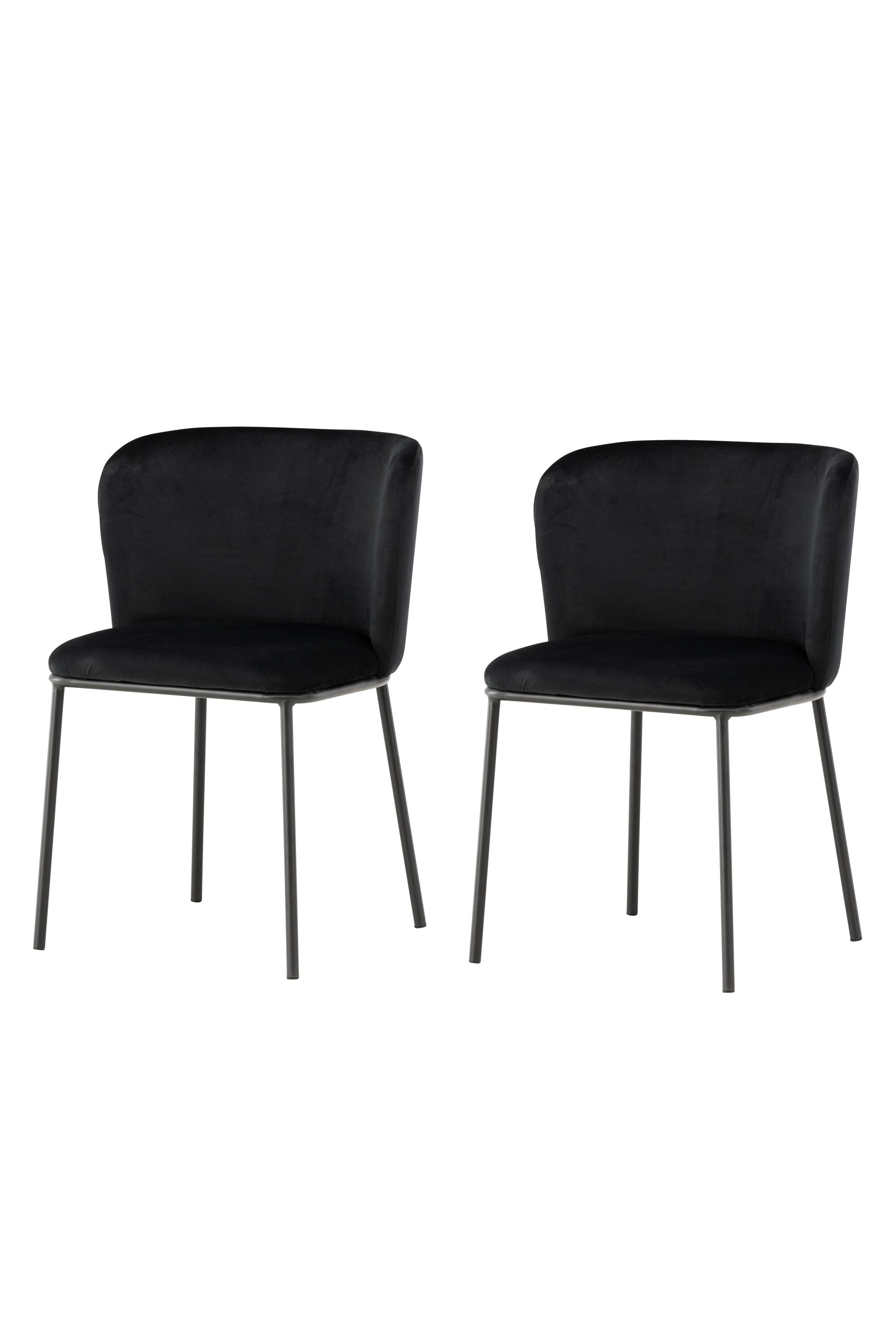 Edina Esszimmerstuhl in Schwarz präsentiert im Onlineshop von KAQTU Design AG. Stuhl ist von Venture Home