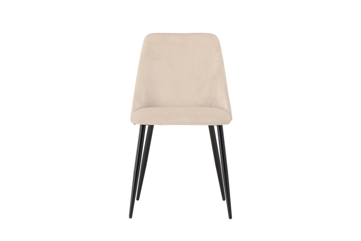 Nacht Esszimmerstuhl in Beige präsentiert im Onlineshop von KAQTU Design AG. Stuhl ist von Venture Home