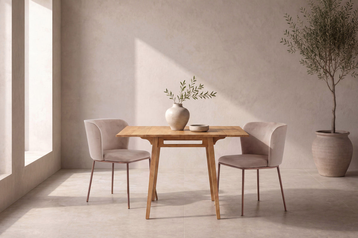 Yakidon rechteckiger Esstisch in Eiche präsentiert im Onlineshop von KAQTU Design AG. Esstisch ist von Venture Home