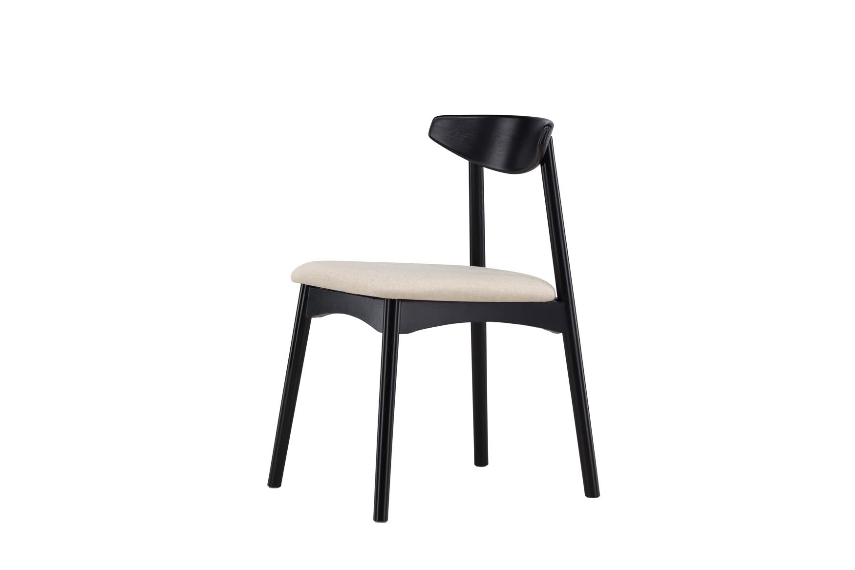 Ven Stuhl in Black präsentiert im Onlineshop von KAQTU Design AG. Esstisch ist von Vind