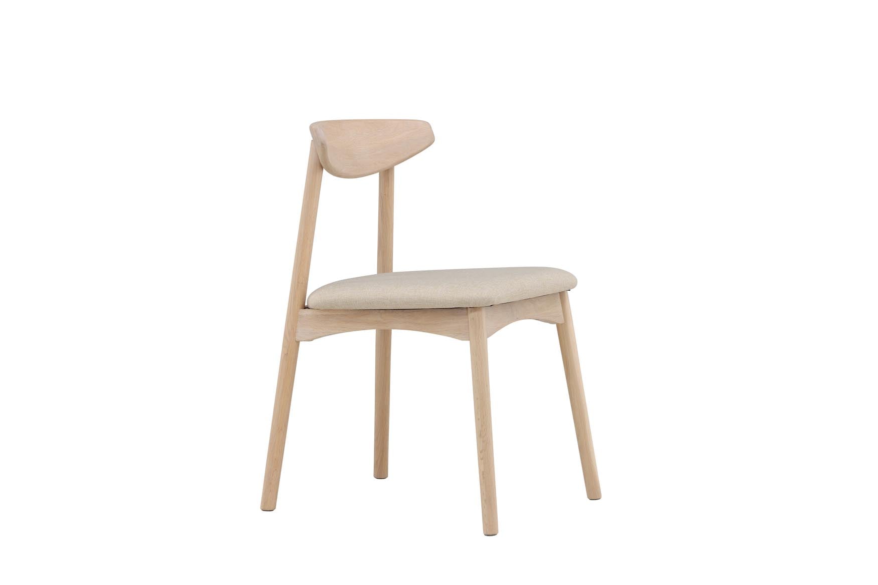 Ven Stuhl in Whitewash präsentiert im Onlineshop von KAQTU Design AG. Esstisch ist von Vind