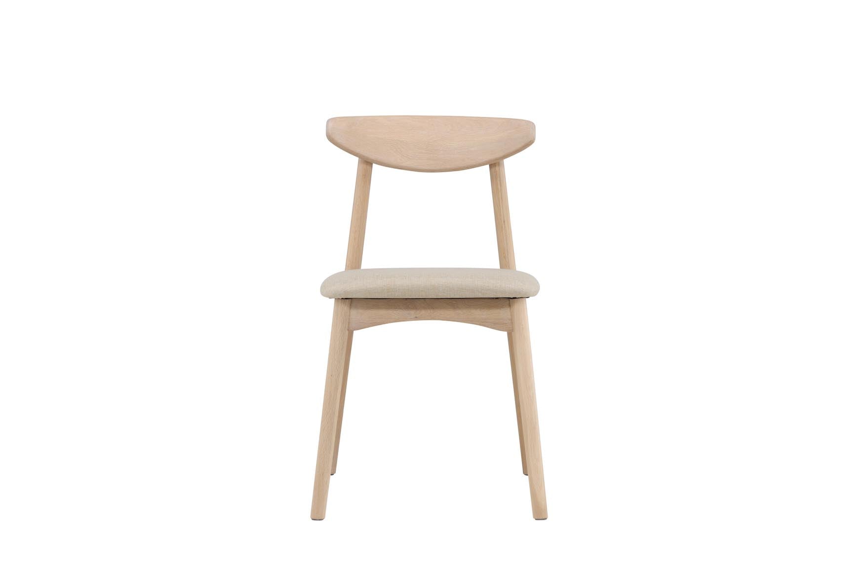 Ven Stuhl in Whitewash präsentiert im Onlineshop von KAQTU Design AG. Esstisch ist von Vind